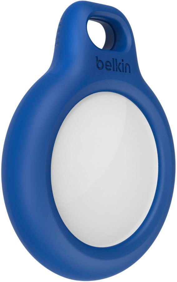 Schlüsselanhänger blau Holder Apple für mit AirTag Secure Belkin Schlaufe