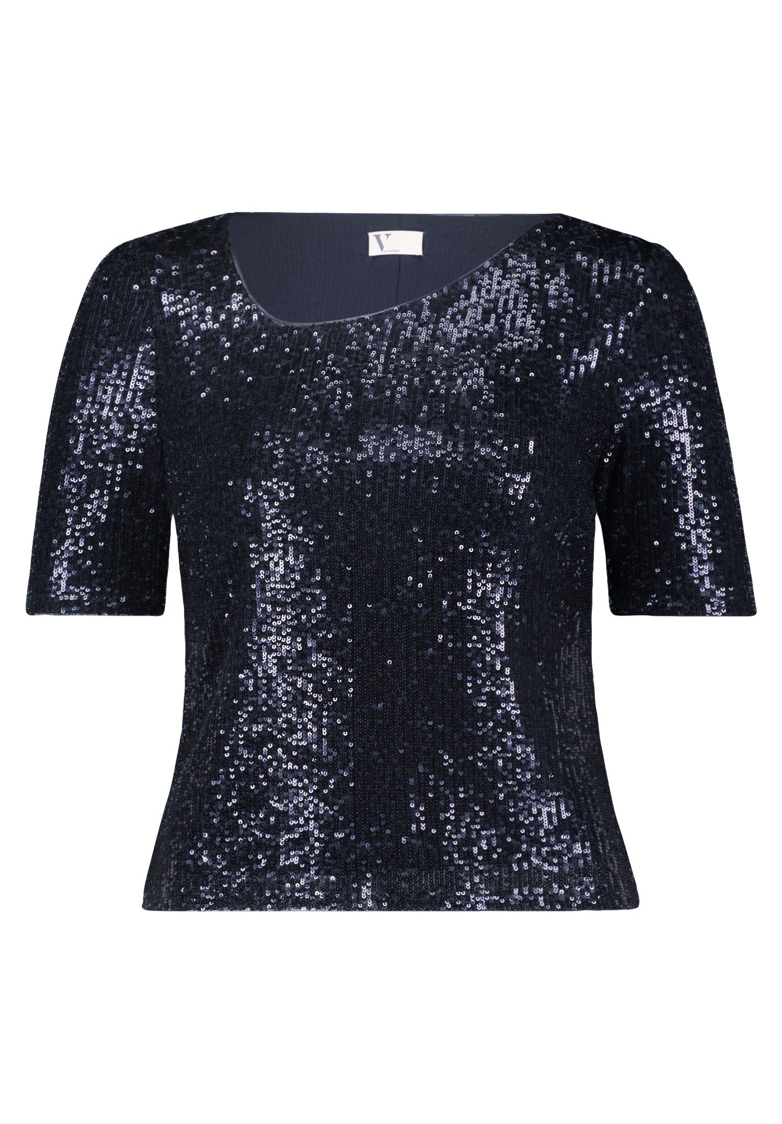Vera Mont Kurzarmshirt Vera Mont Pailletten-Top günstig online kaufen