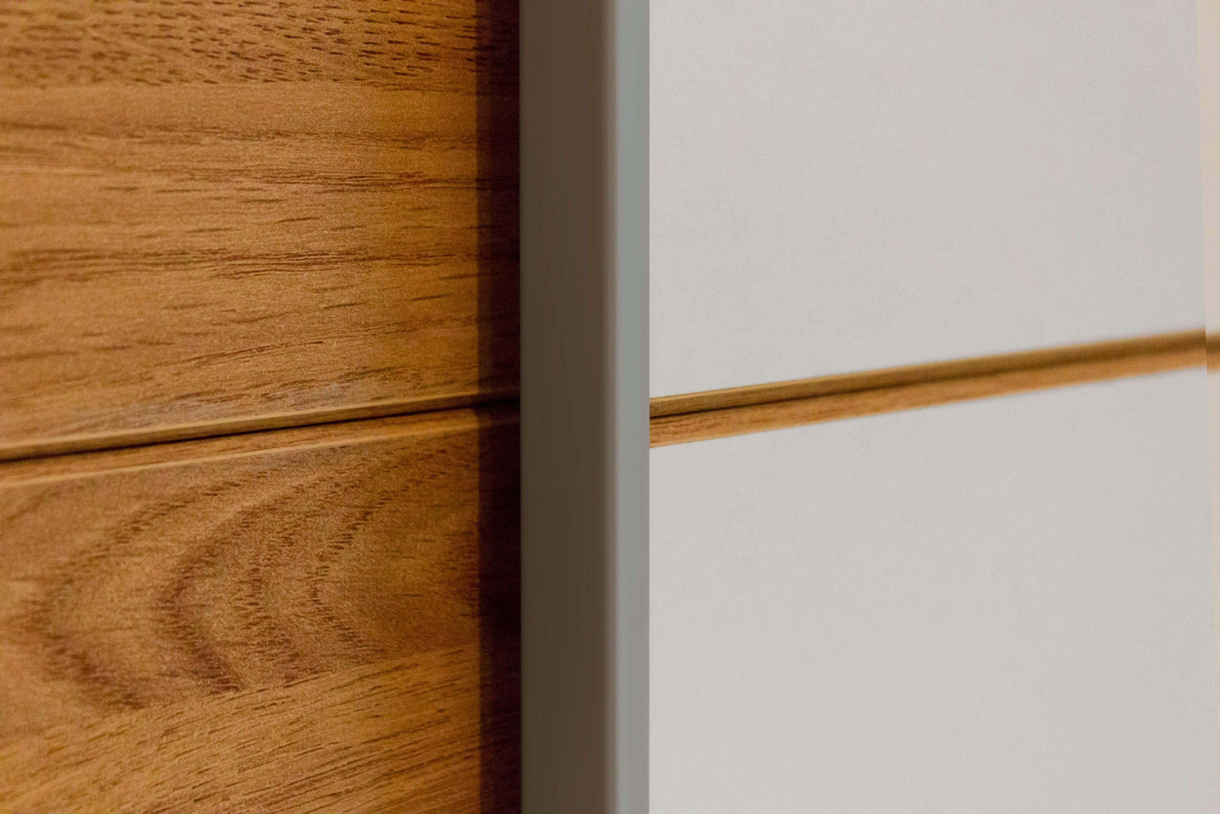 Home affaire Schiebetürenschrank Galaxy Breite 200,220 oder 270cm breit, Kleiderschrank, Wäscheschrank INKLUSIVE kompletter Innenausstattung, Metallgriffe – Bild 4 von 5