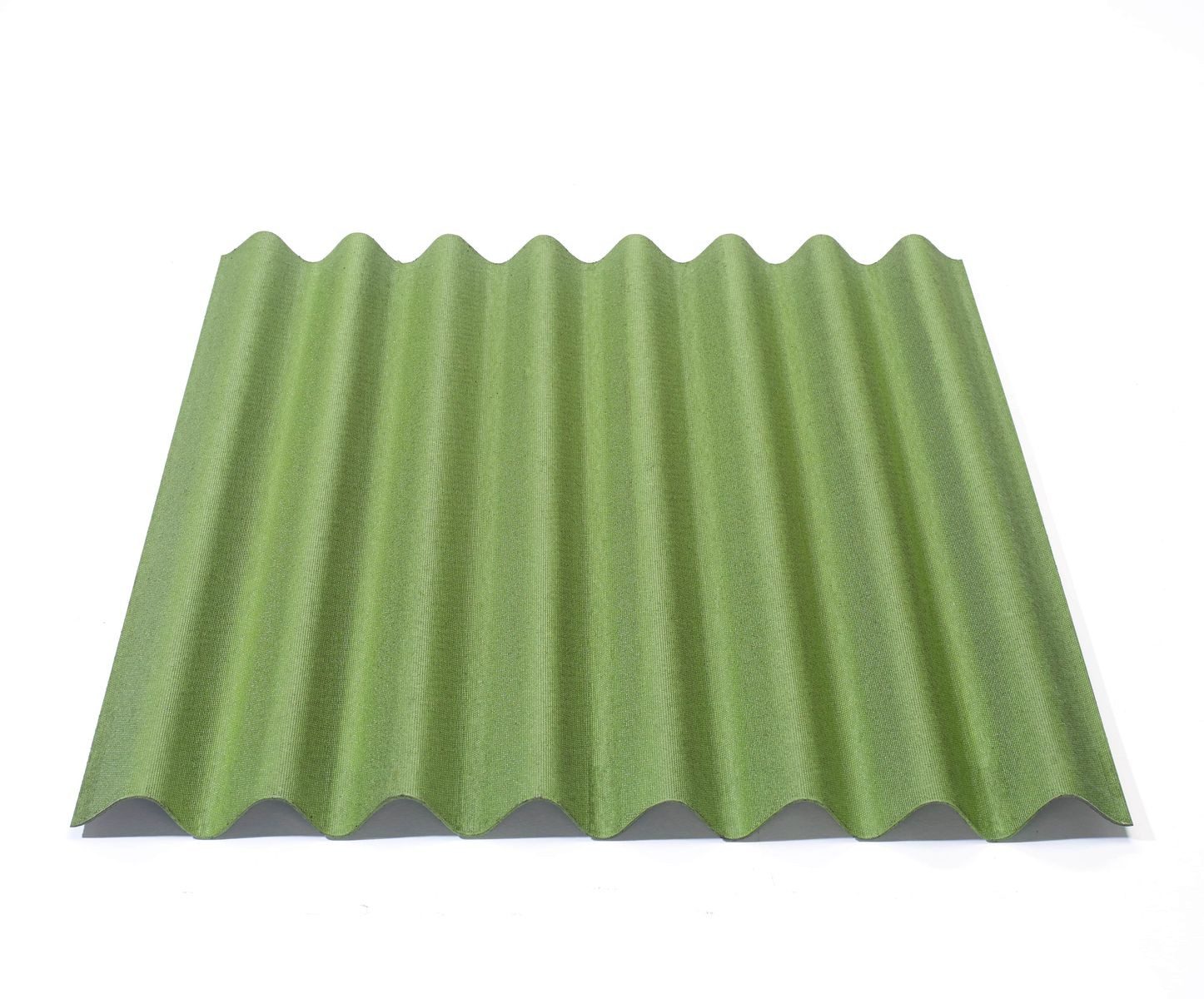 Onduline Dachpappe Dachplatte Easyline® Wellplatte Gartenhaus, Farbe: grün, wellig, 0.76 m² pro Paket, (1-St), Größe: 1000 x 760 x 2,6 mm, Profil: 95/38