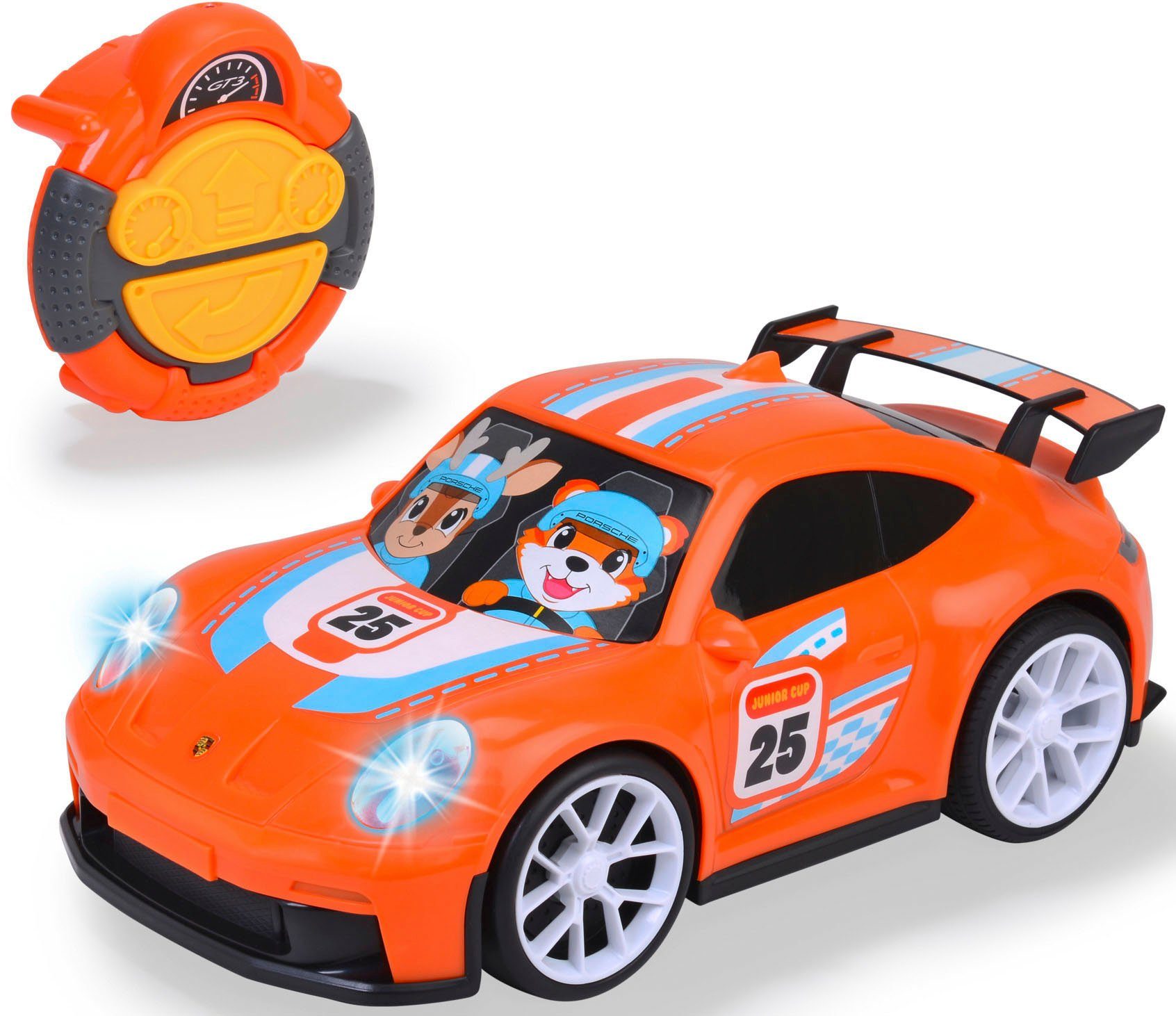 Porsche 911 Lichtfunktion mit Toys RC-Auto GT3, Dickie