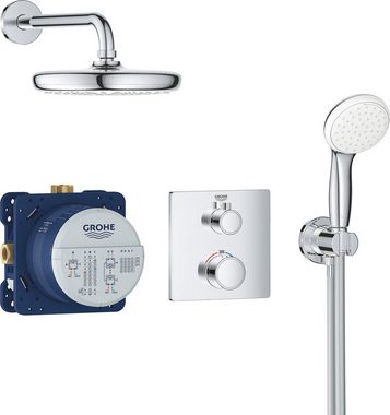 Grohe Duschsystem Grohtherm, 2 Strahlart(en), Packung, mit Wassersparfunktion