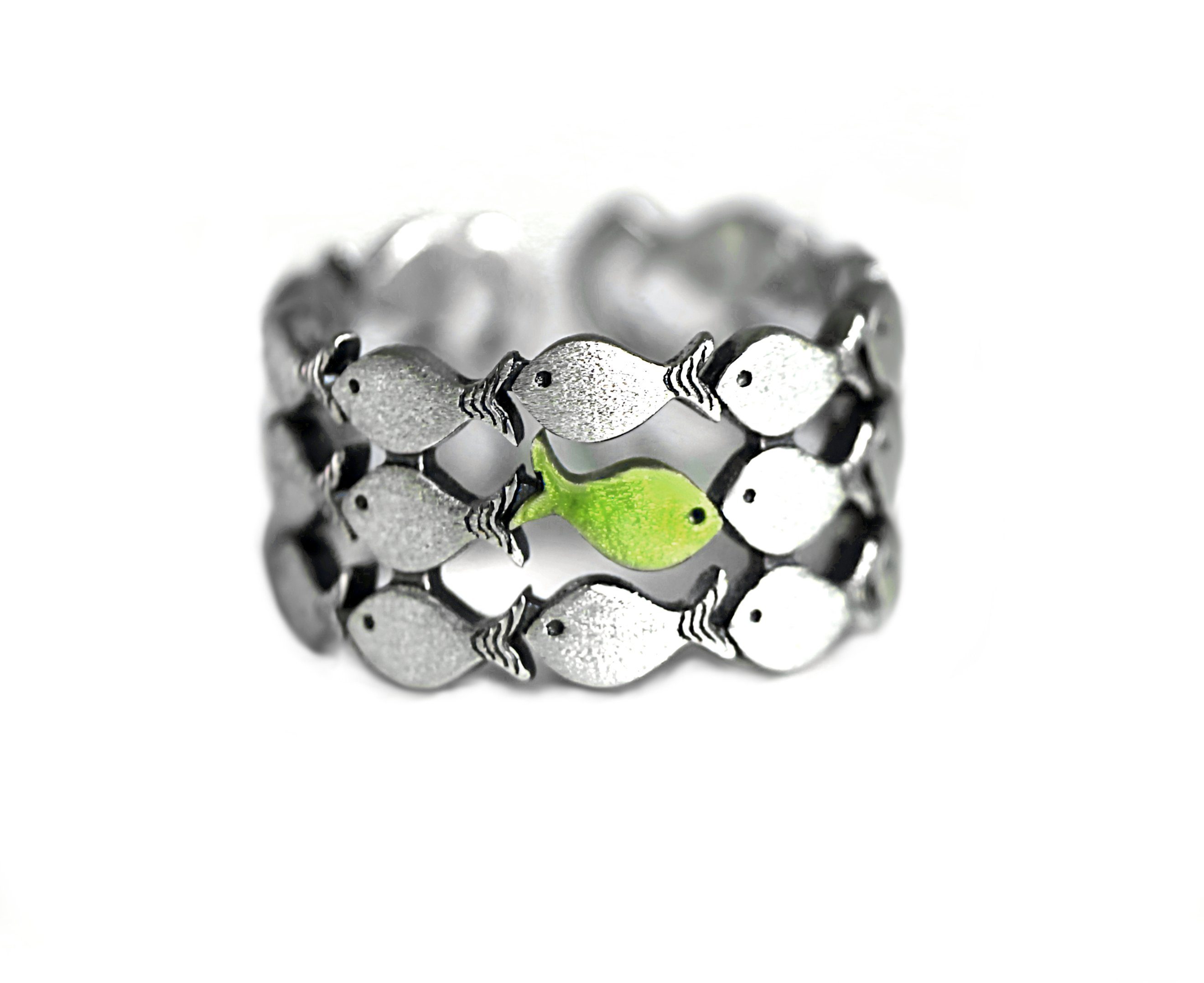 Villa Sorgenfrei Schmuckmanufaktur Silberring 925 Gegen den Strom Ring Echt günstig online kaufen