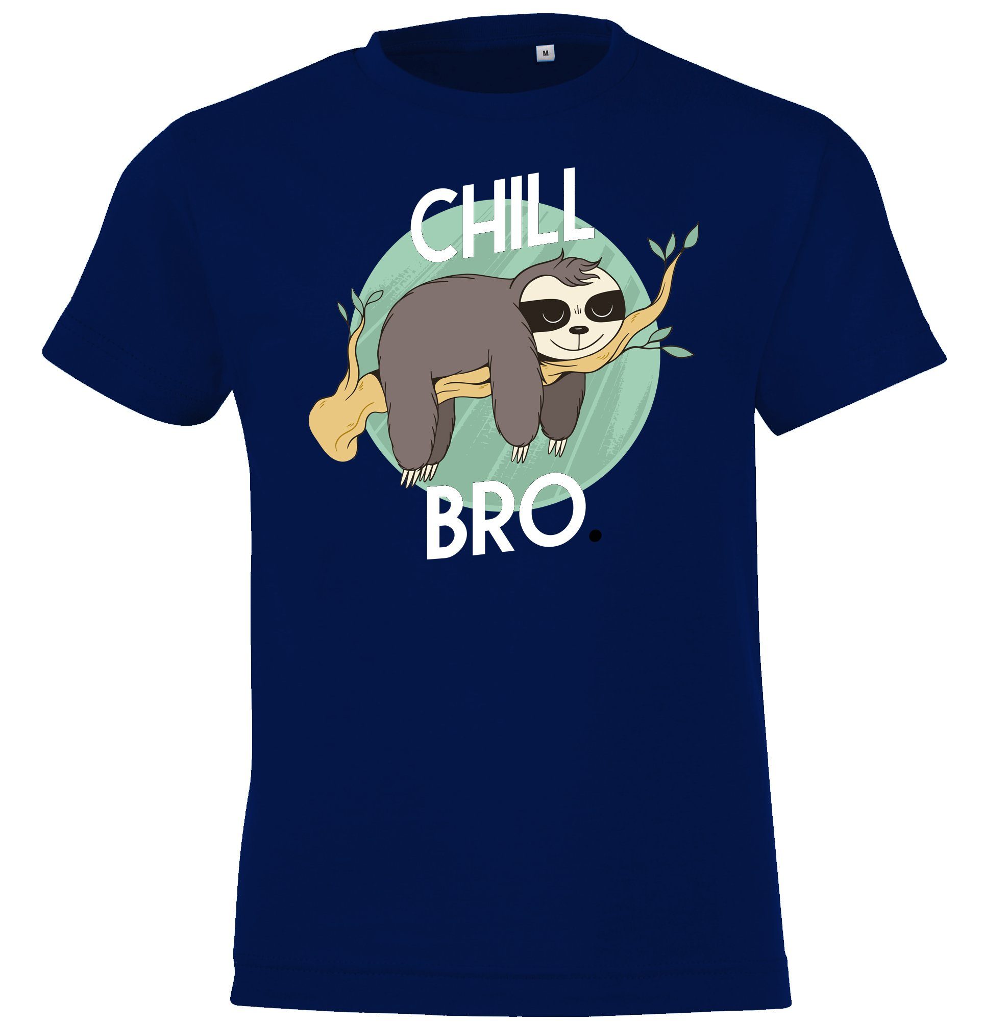 T-Shirt Chill Bro Faultier Kinder T-Shirt