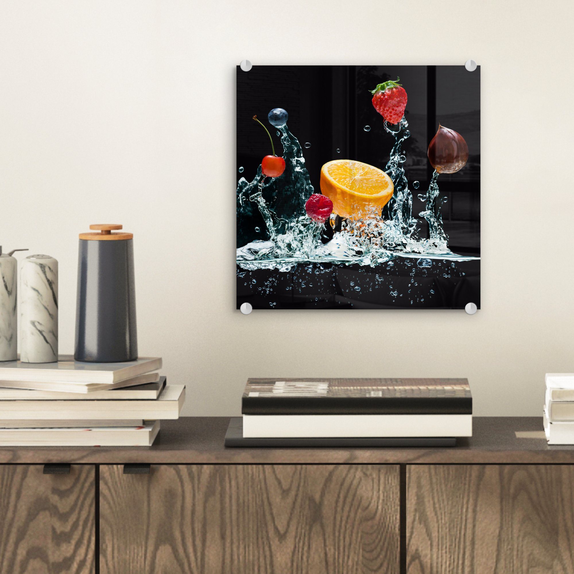 MuchoWow Acrylglasbild Wasser - Obst - günstig online kaufen