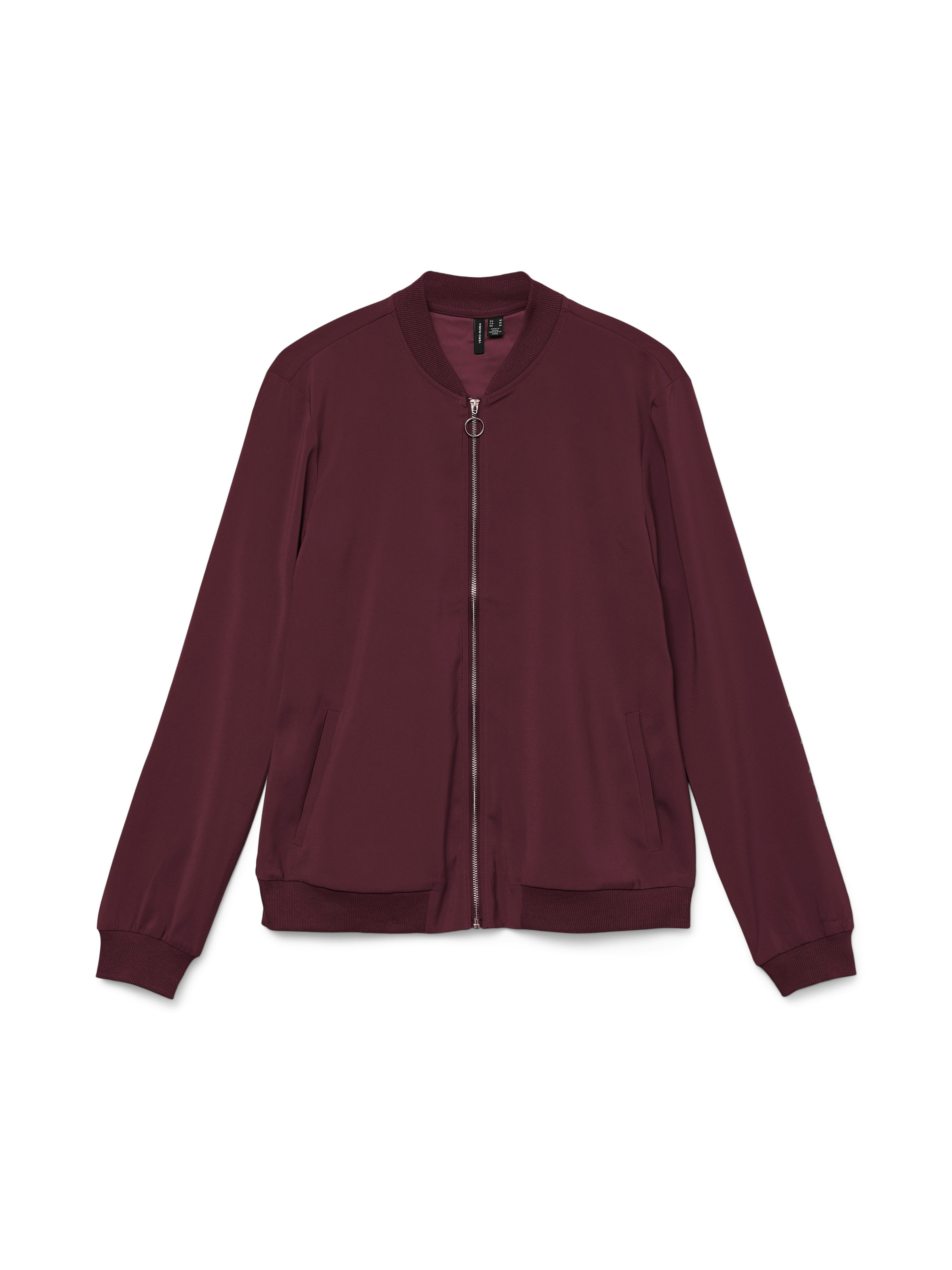 Vero Moda Kurzjacke VMCONNY, leichte Jacke für den Übergang seitliche Eingrifftaschen, Rippbündchen