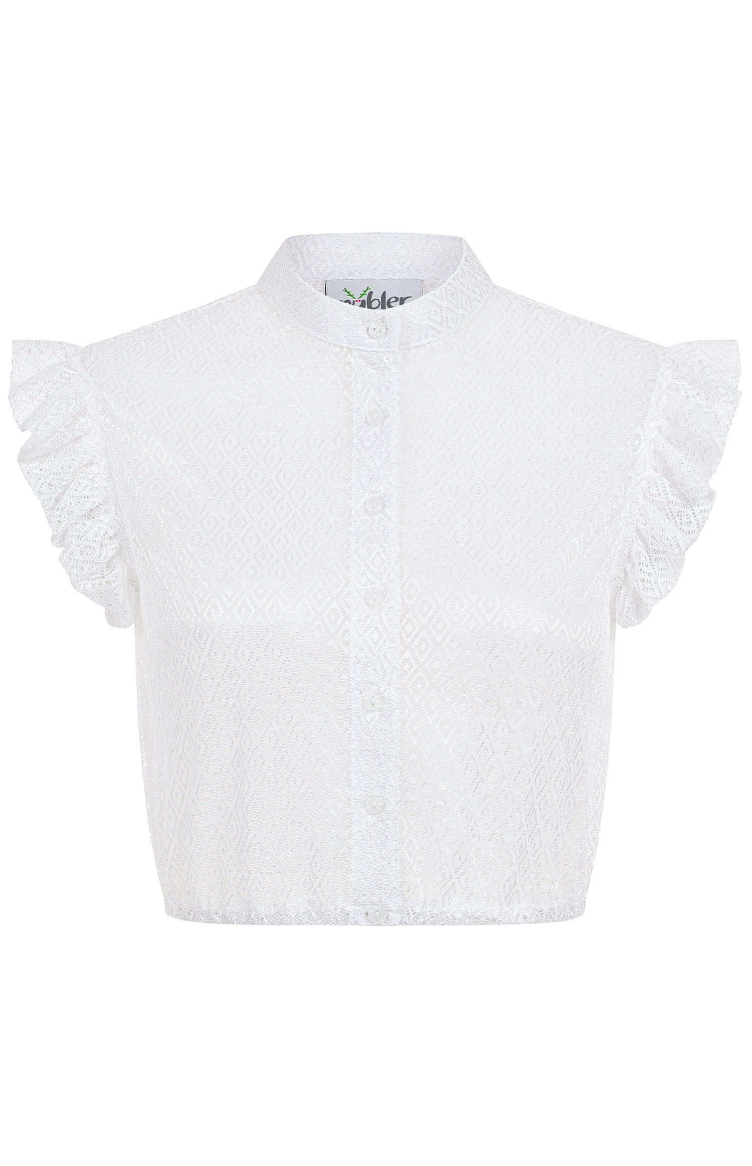 Nübler Dirndlbluse Dirndlbluse Luisa in Alpenschnee von Nübler