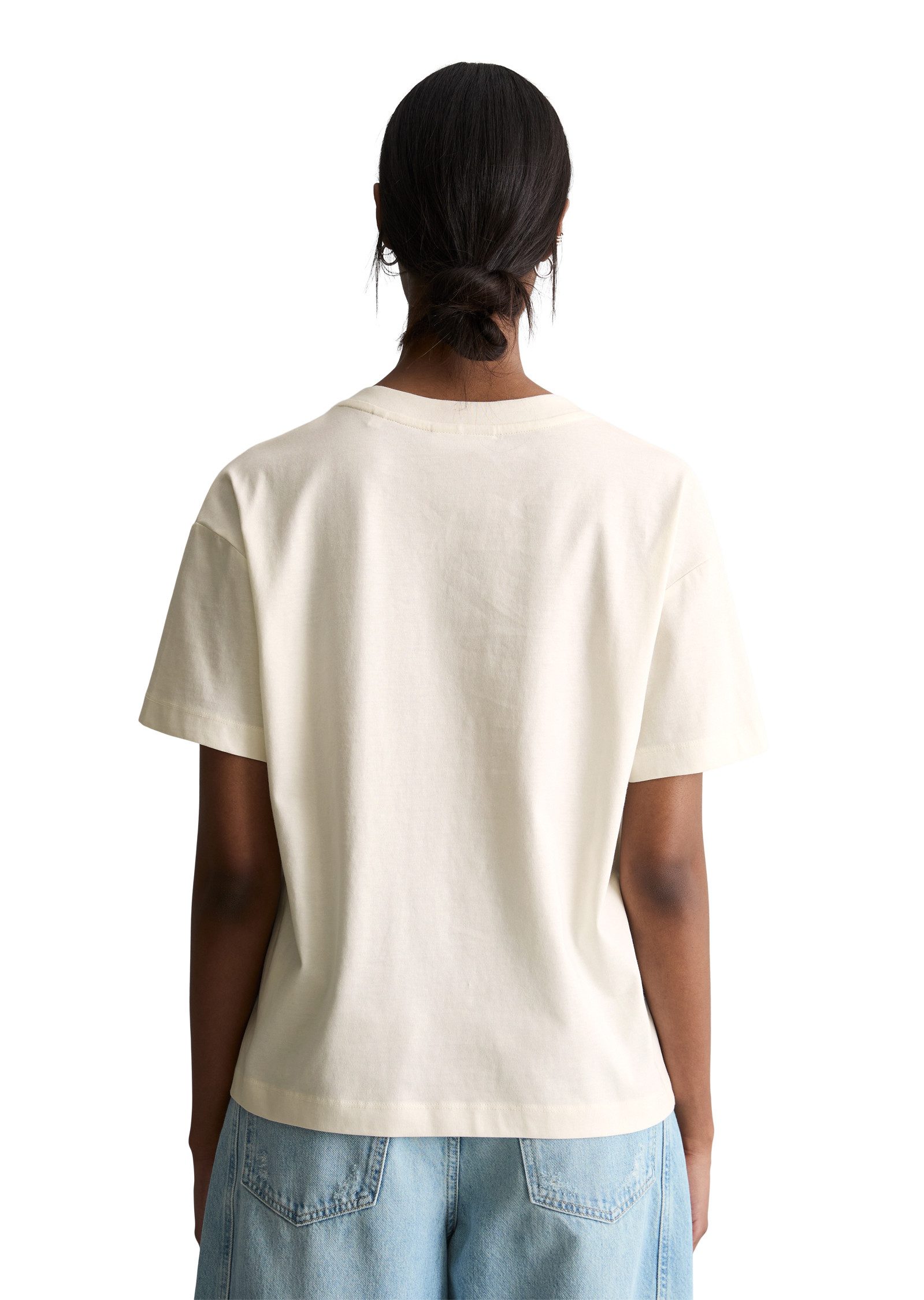 Marc O'Polo DENIM V-Shirt regular aus Baumwoll-Single-Jersey günstig online kaufen