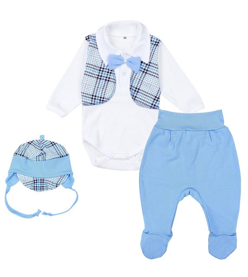 TupTam Erstausstattungspaket Baby Kleidung Set Body Strampelhose Mütze  Bekleidungsset