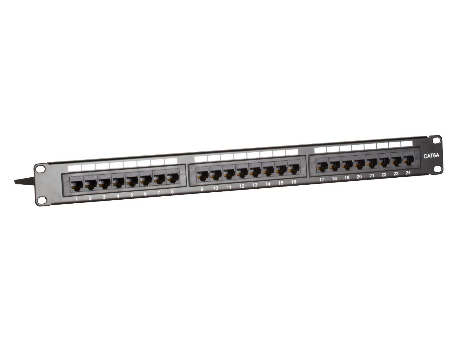 DSIT Patchpanel 19" CAT6a UTP - 24 ports Netzwerk-Panel (24 Ports)