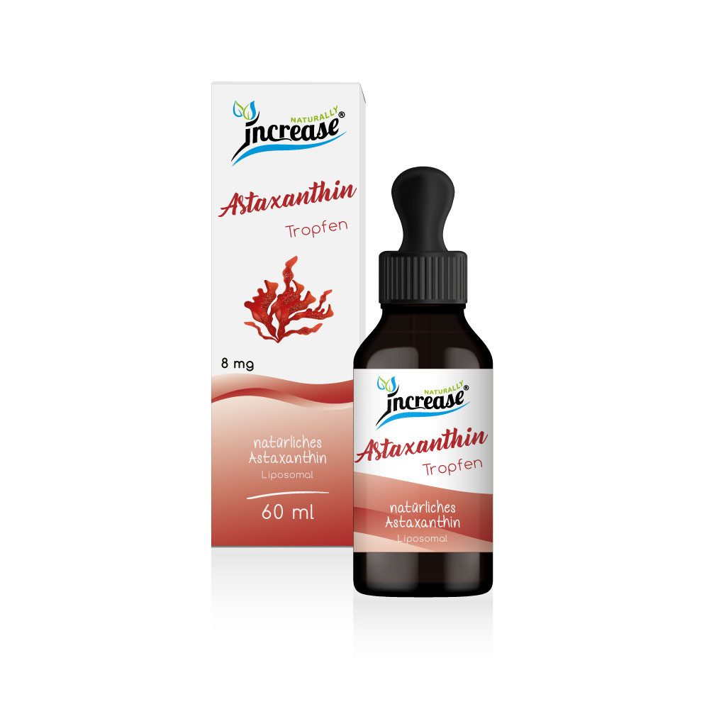 Liposomales Astaxanthin - 8mg Astaxanthin pro Tag Tropfen