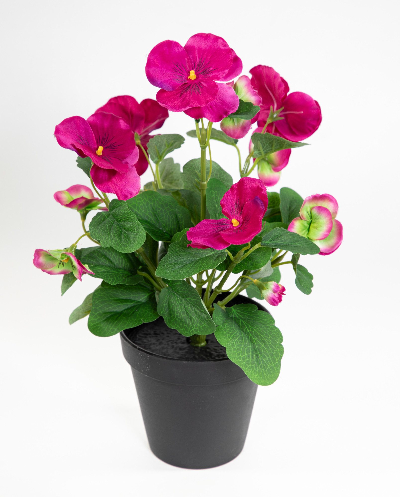 Kunstblume Stiefmütterchen 30cm im Topf FT Kunstpflanzen künstliche Blumen günstig online kaufen