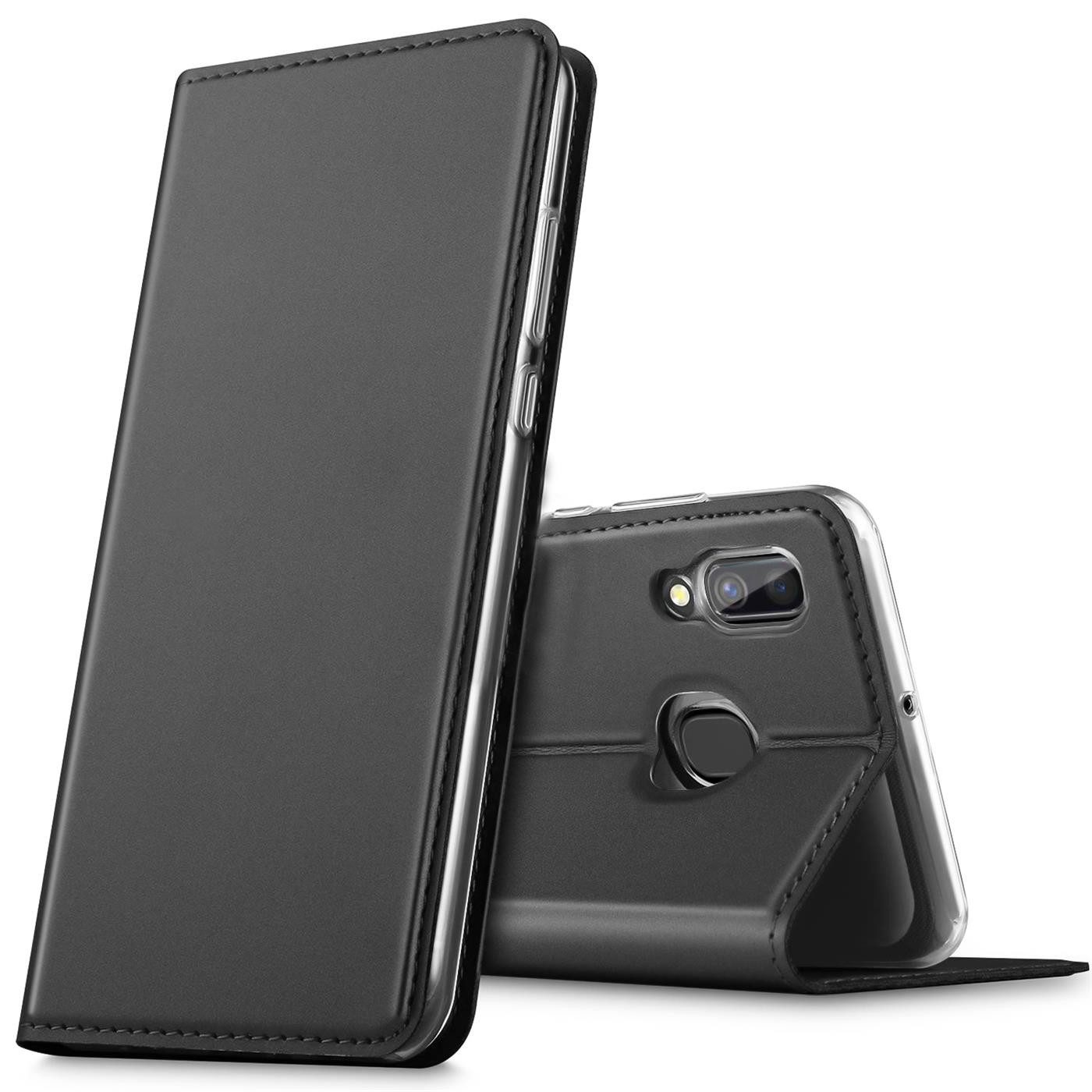 CoolGadget Handyhülle Magnet Case Handy Tasche für Samsung Galaxy A40 5,9 Zoll, Hülle Klapphülle Ultra Slim Flip Cover für Samsung A40 Schutzhülle