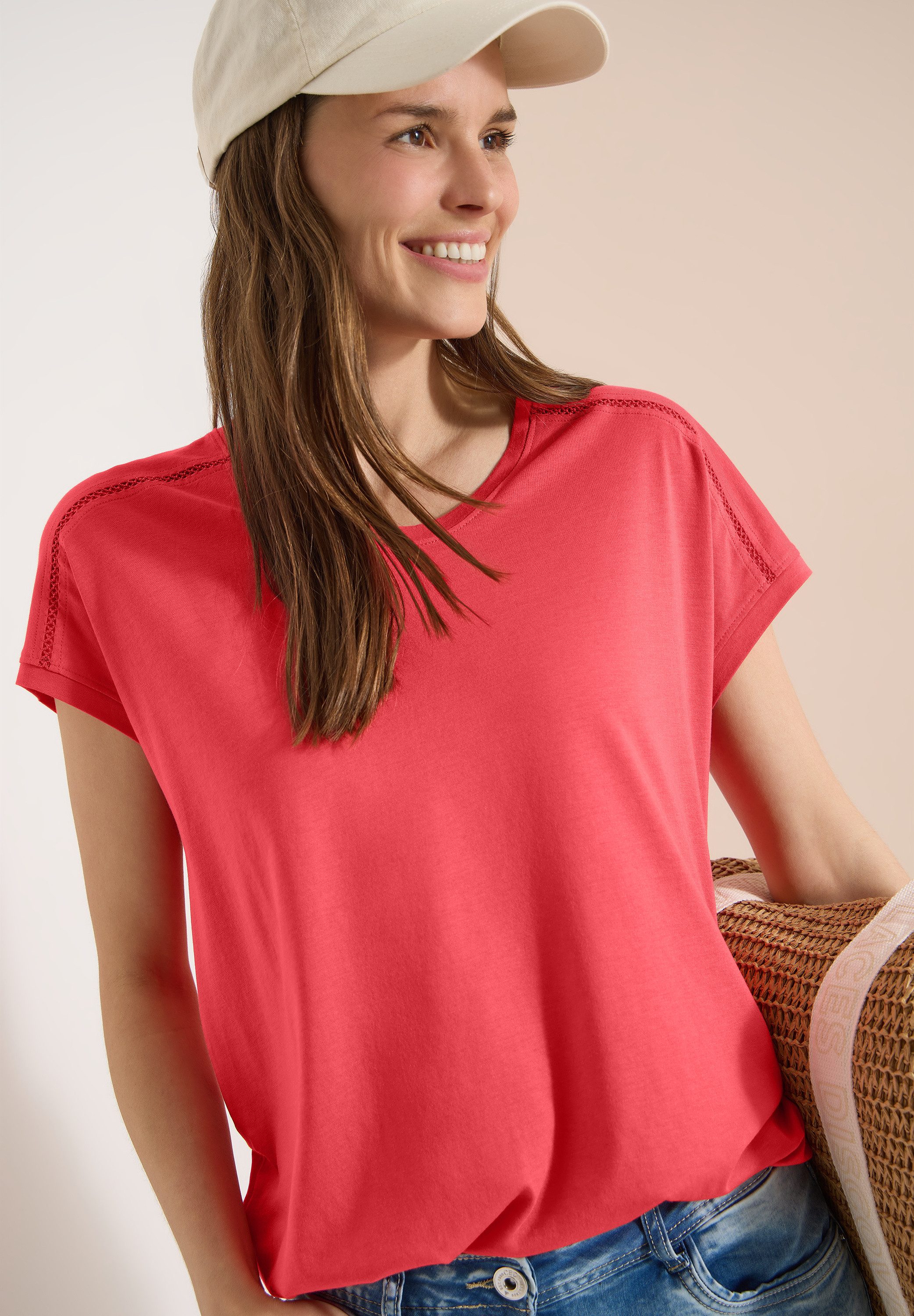 CECIL T-Shirt mit elastischem Bund