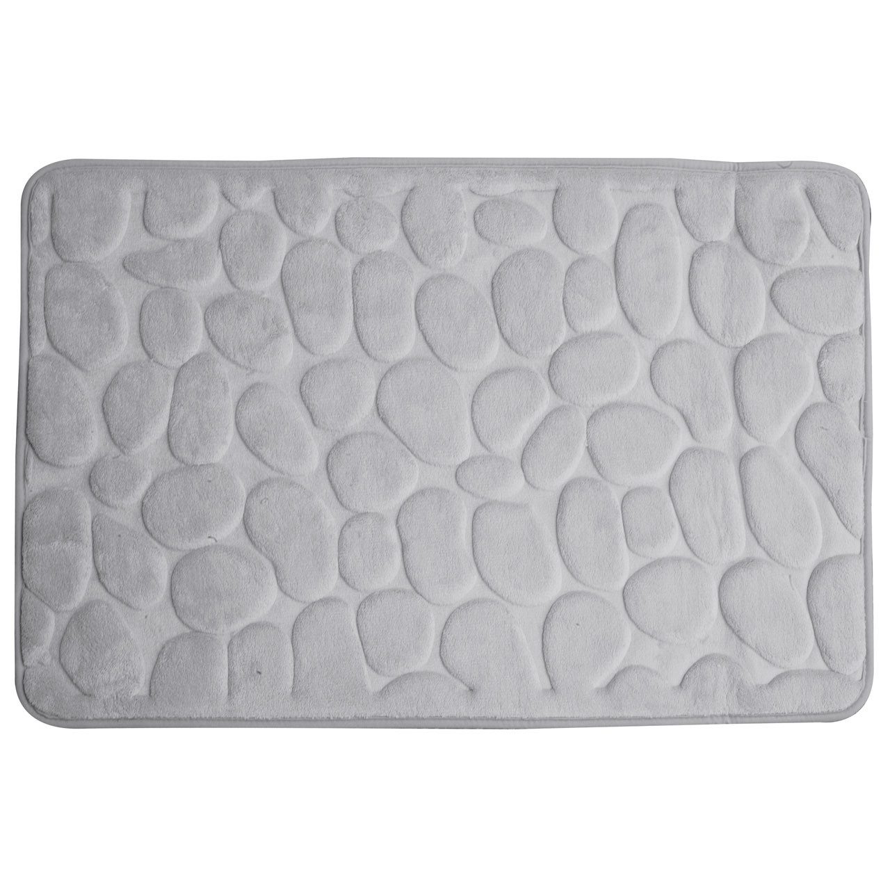 Euroshowers GmbH Badematte Rimini, Badematte, Badvorleger, Badezimmer Teppich, 100% polyester, memory foam (stoppning), latex SBR, rechteckig