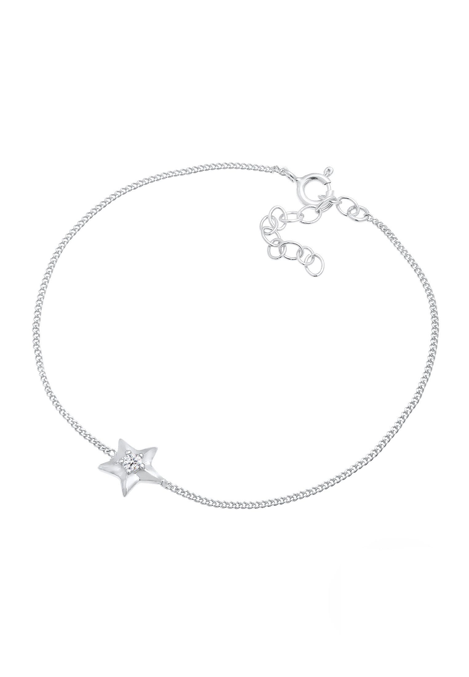 Kristalle Stern Astro Armband Elli 925 Silber, Star