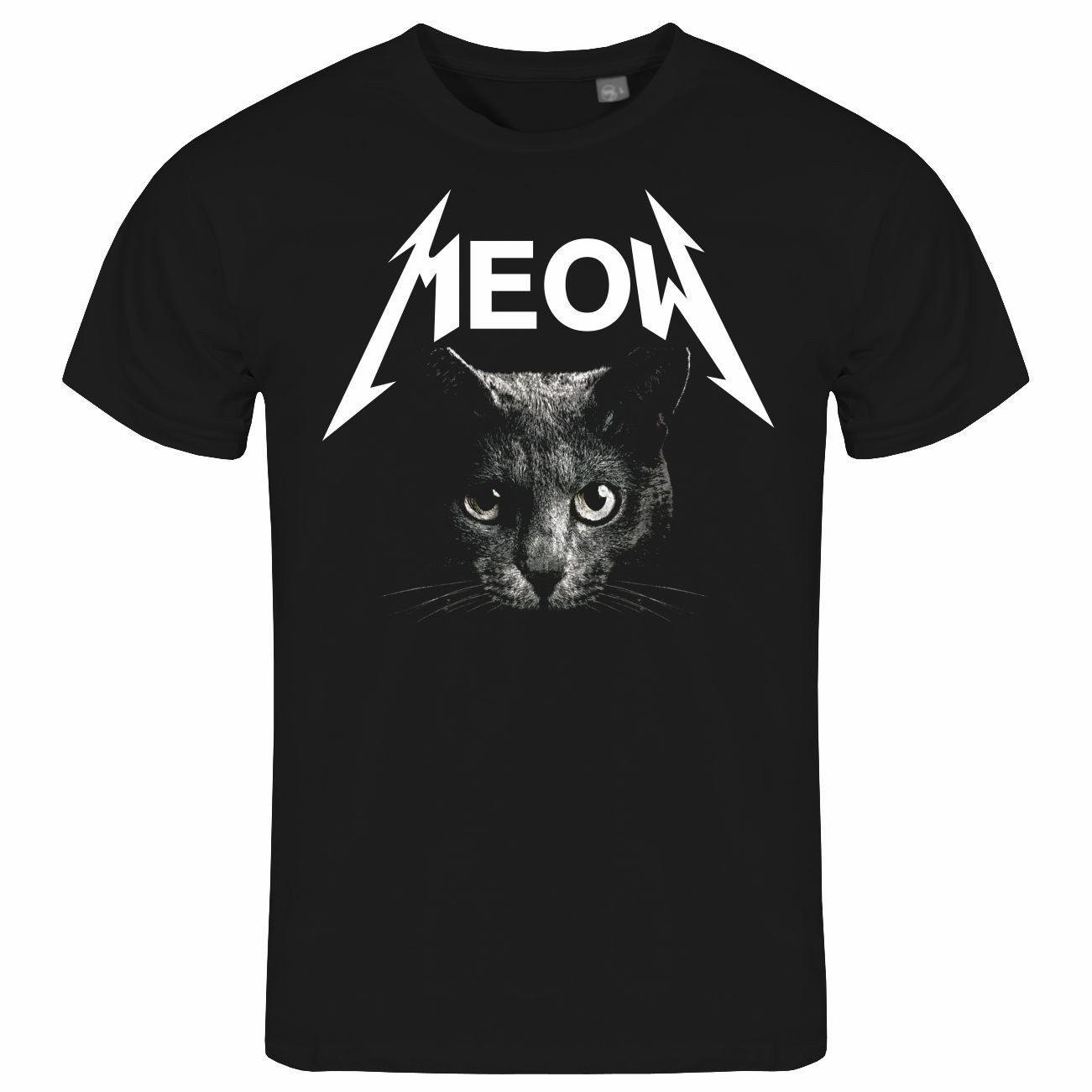 deinshirt Print-Shirt Herren T-Shirt Meow Katze günstig online kaufen