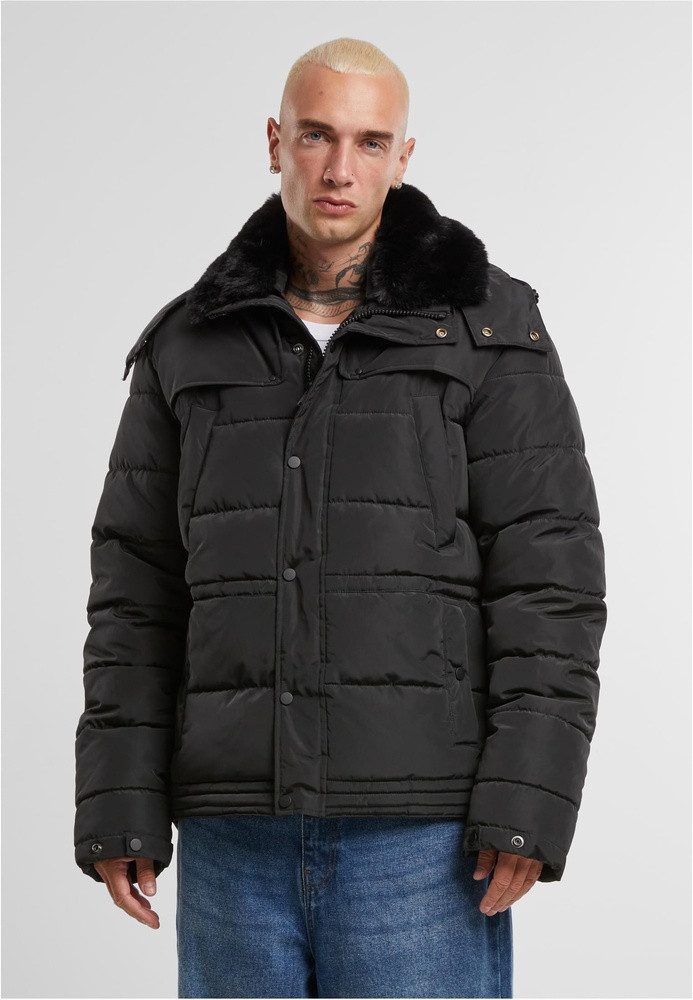 URBAN CLASSICS Steppjacke Puffer Jacket With Detachable Fur Collar günstig online kaufen