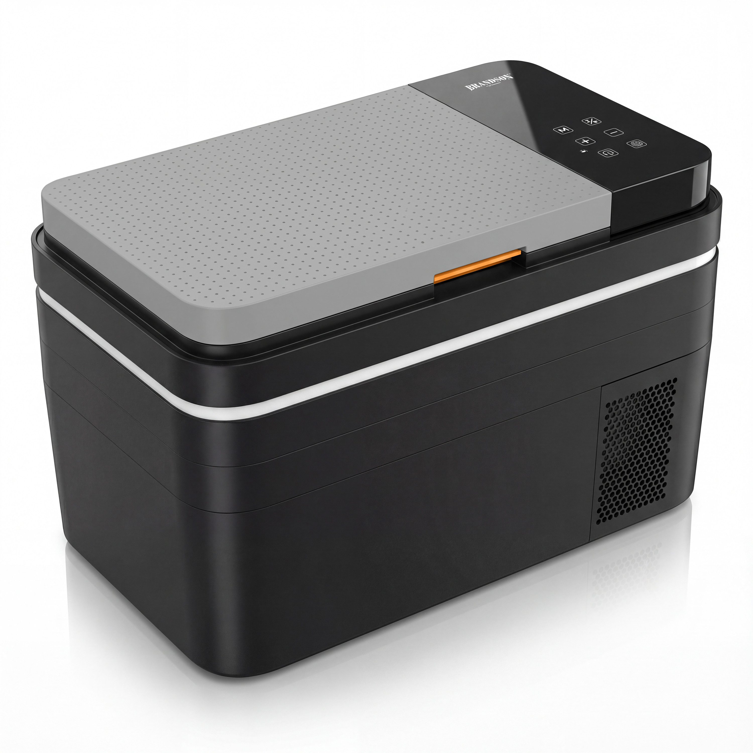 Brandson Elektrische Kühlbox Kompressor Kühlbox, bis – 20°C, ECO Modus, 30 L, für Auto & Haus, 30 l, APP-Steuerung, UV-Sterilisation, Batterieschutz, 230 V, 12 V, 24 V