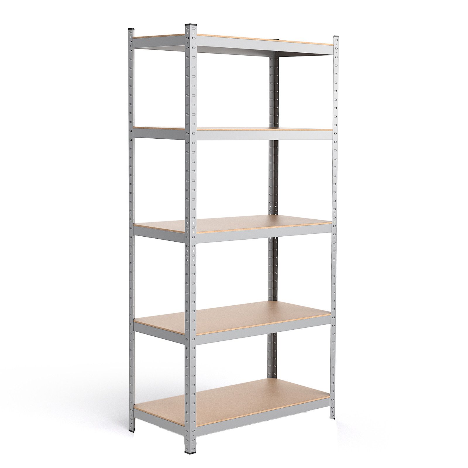 COSTWAY Schwerlastregal, 5 Ebenen, bis 175kg pro Ebenen, 180,5x90x40,5cm