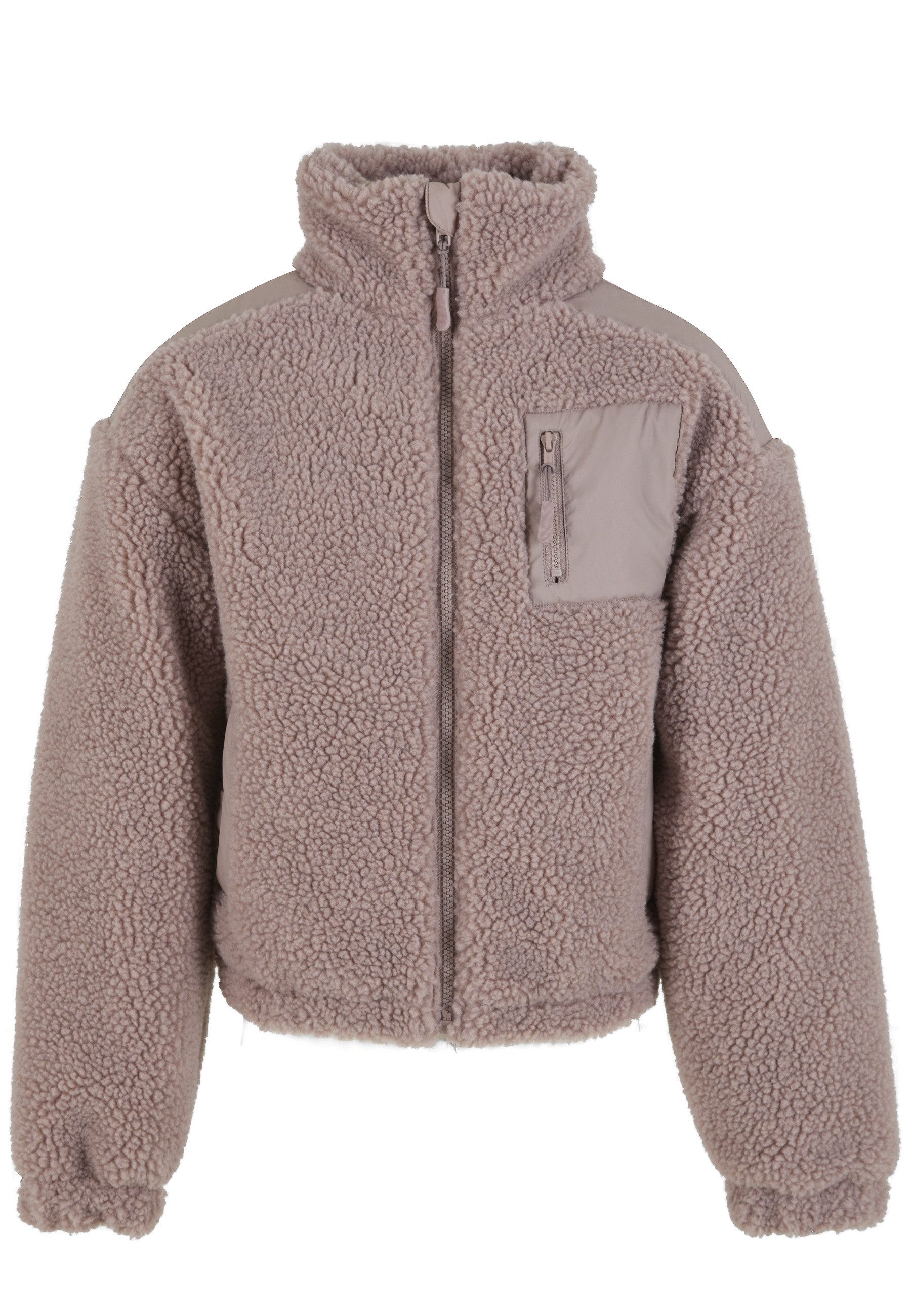 URBAN CLASSICS Winterjacke Urban Classics Girls Sherpa Mix Jacket (1-St)