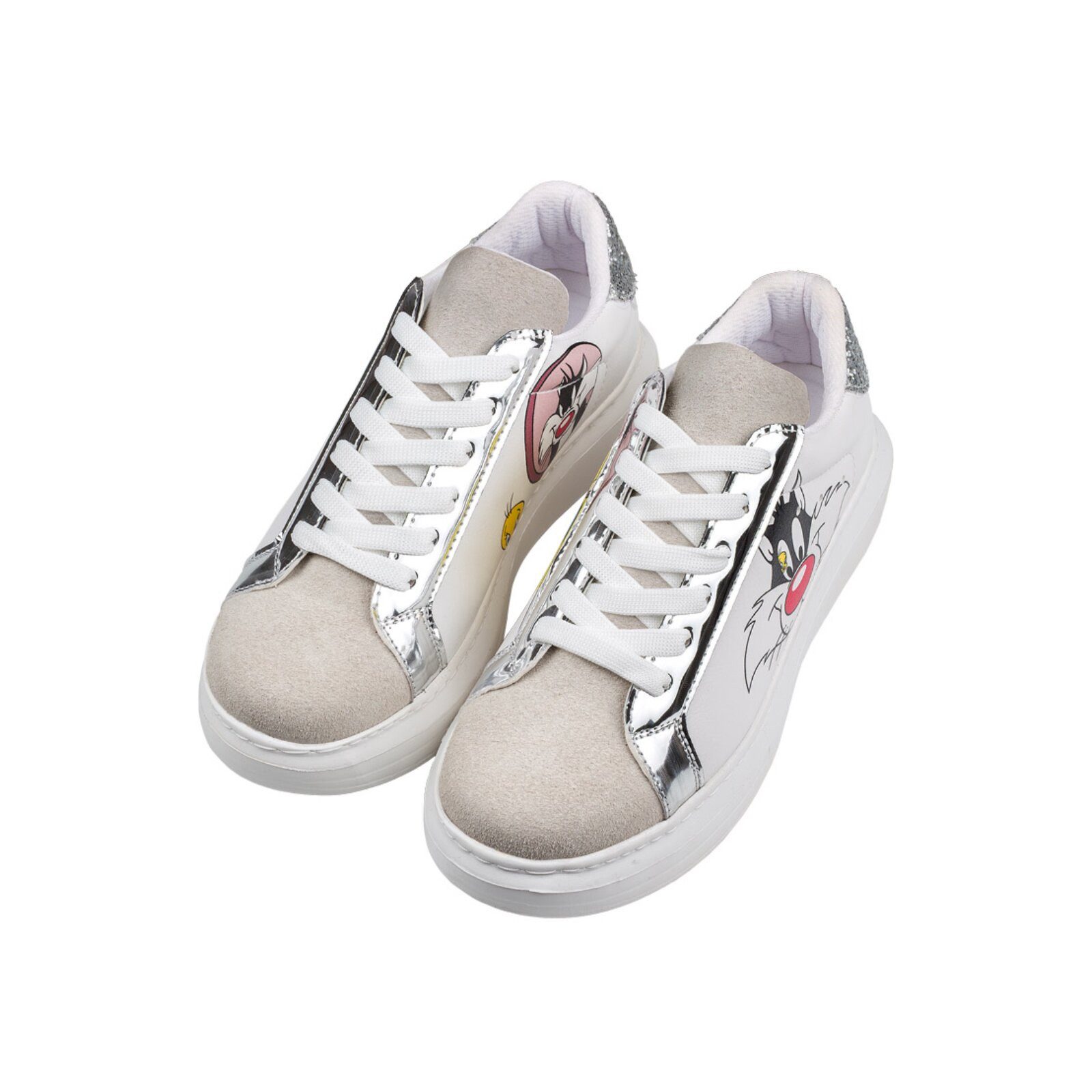 DOGO Verona Low-Top Sneaker Puddy Tat Damen Sneaker Sneaker Handgefertigt