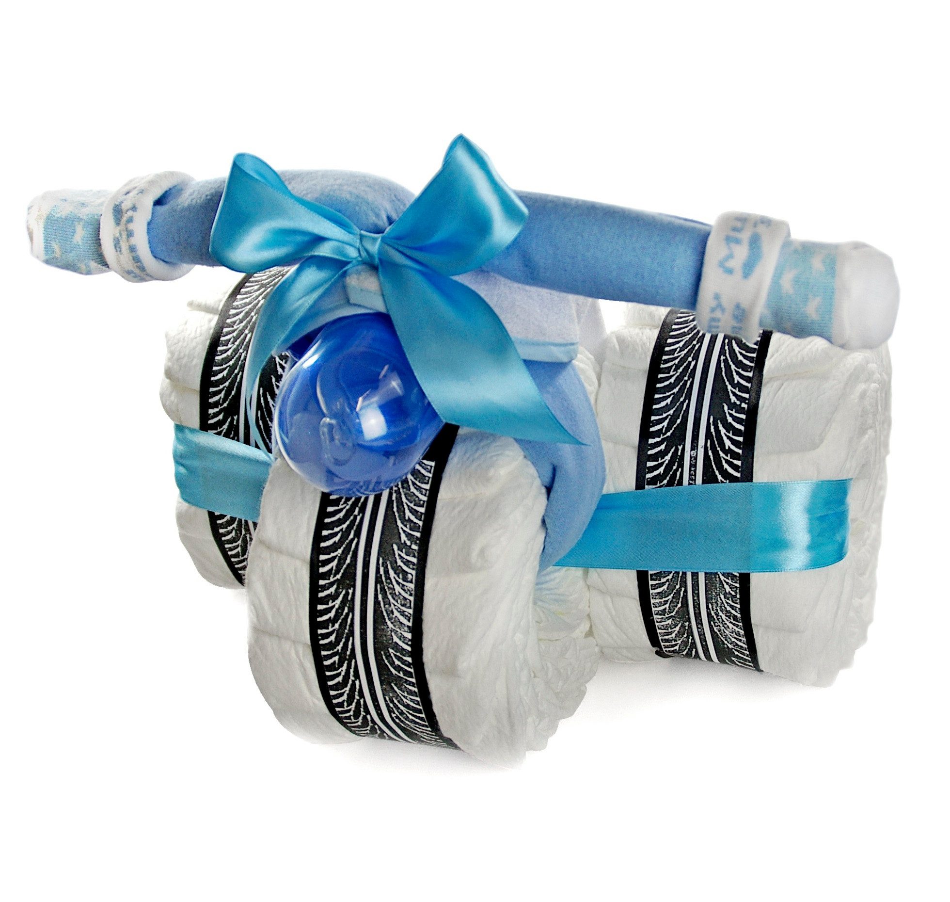 Neugeborenen-Geschenkset Windeltorte Dreirad CRUISER, Geschenk zur Geburt