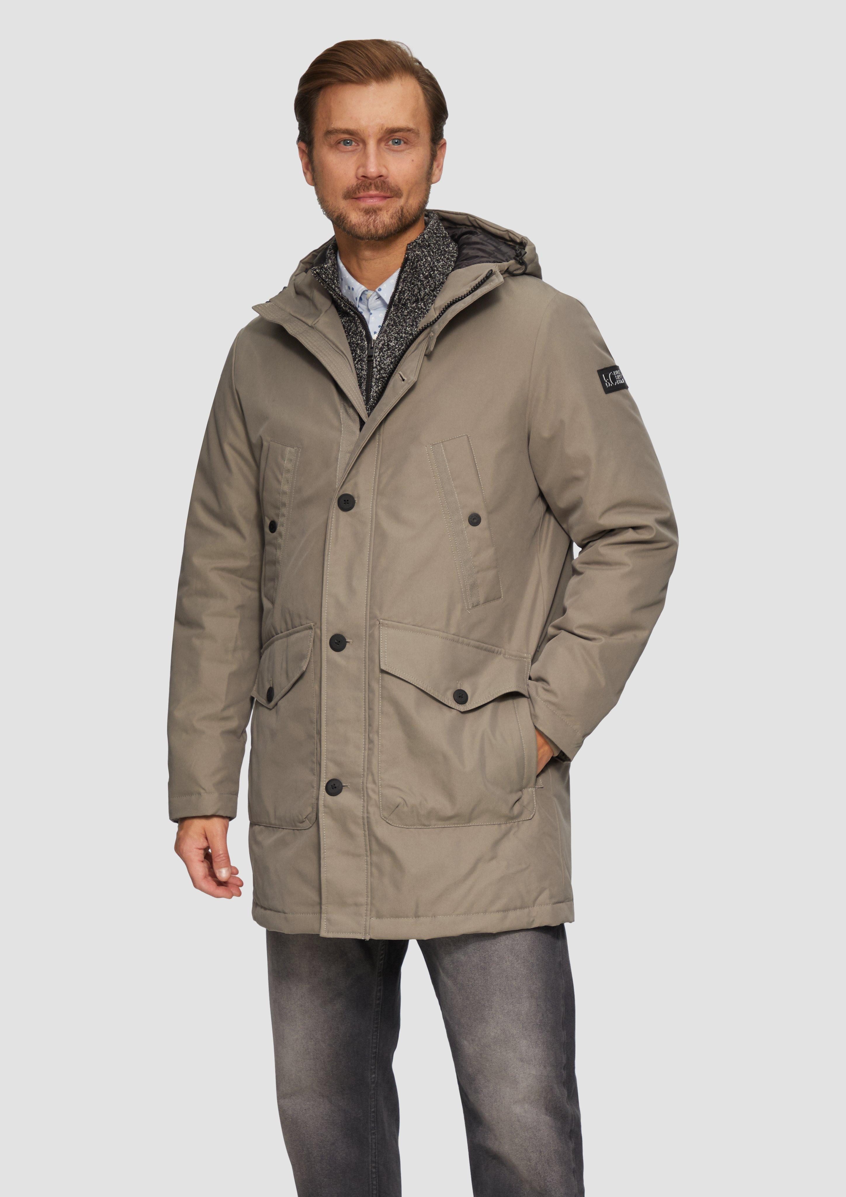 Allwetterjacke Parka mit Kapuze