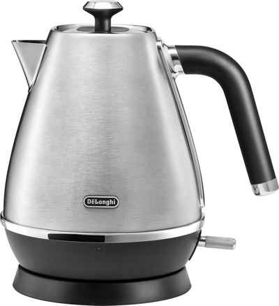 De'Longhi Wasserkocher Distinta X KBI2001.M, 1,7 l, 2200 W, Edelstahl