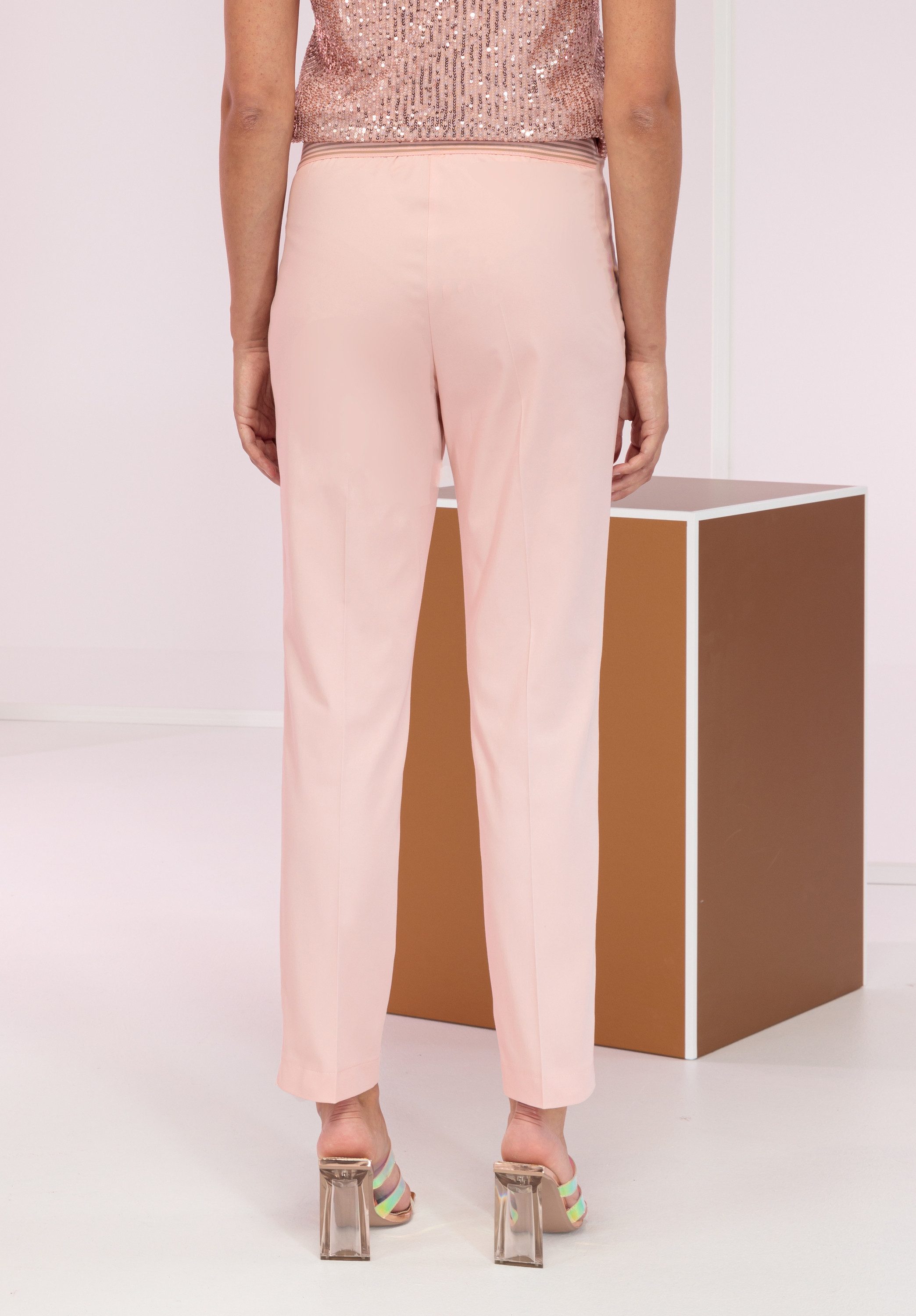 bianca Anzughose SIENA in cleanem Look in Trendfarben