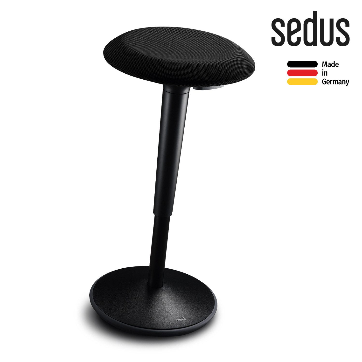 sedus Arbeitshocker se:fit (Made in Germany, 5 Jahre Garantie), Ergonomischer und Rutschfester Stehhocker