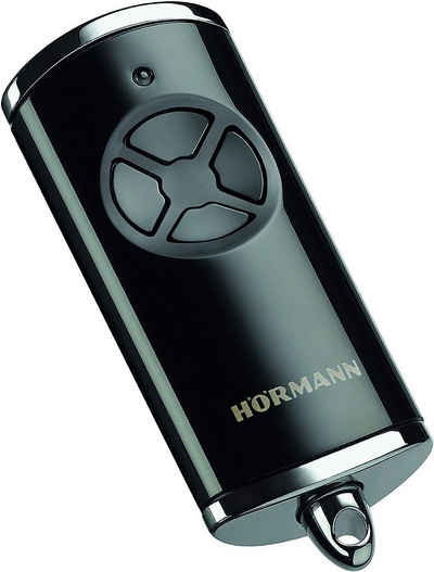 Hörmann Garagentor-Funkempfänger Handsender HSE4 868-BS Hochglanz Chrom schwarz Fernbedienung