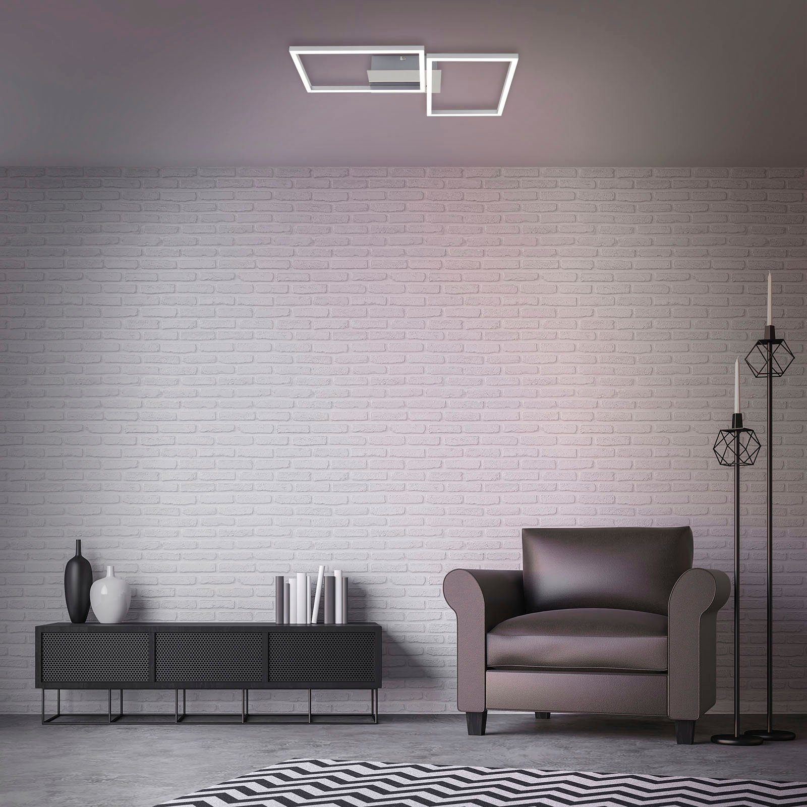 Briloner Leuchten LED Deckenleuchte 3149018 FRAME, günstig online kaufen
