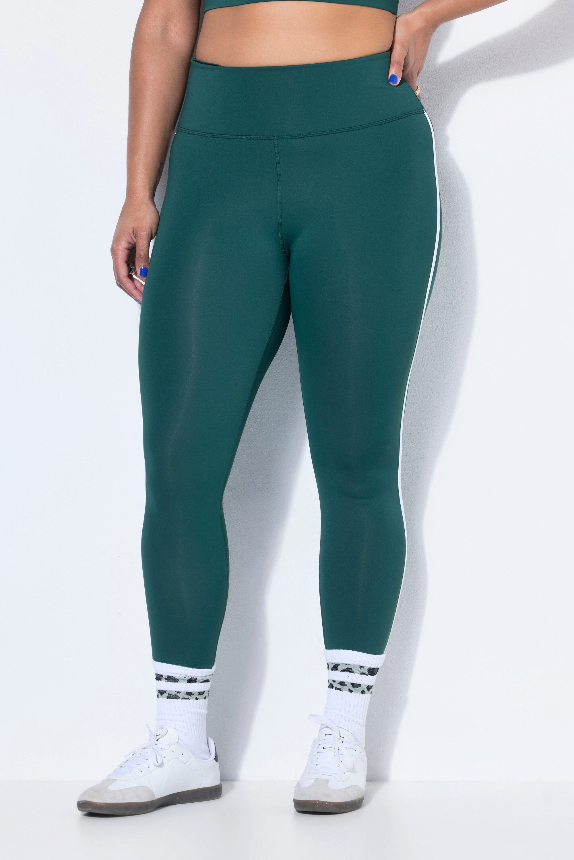 Studio Untold Funktionshose Sport-Tights High Waist Seitenstreifen