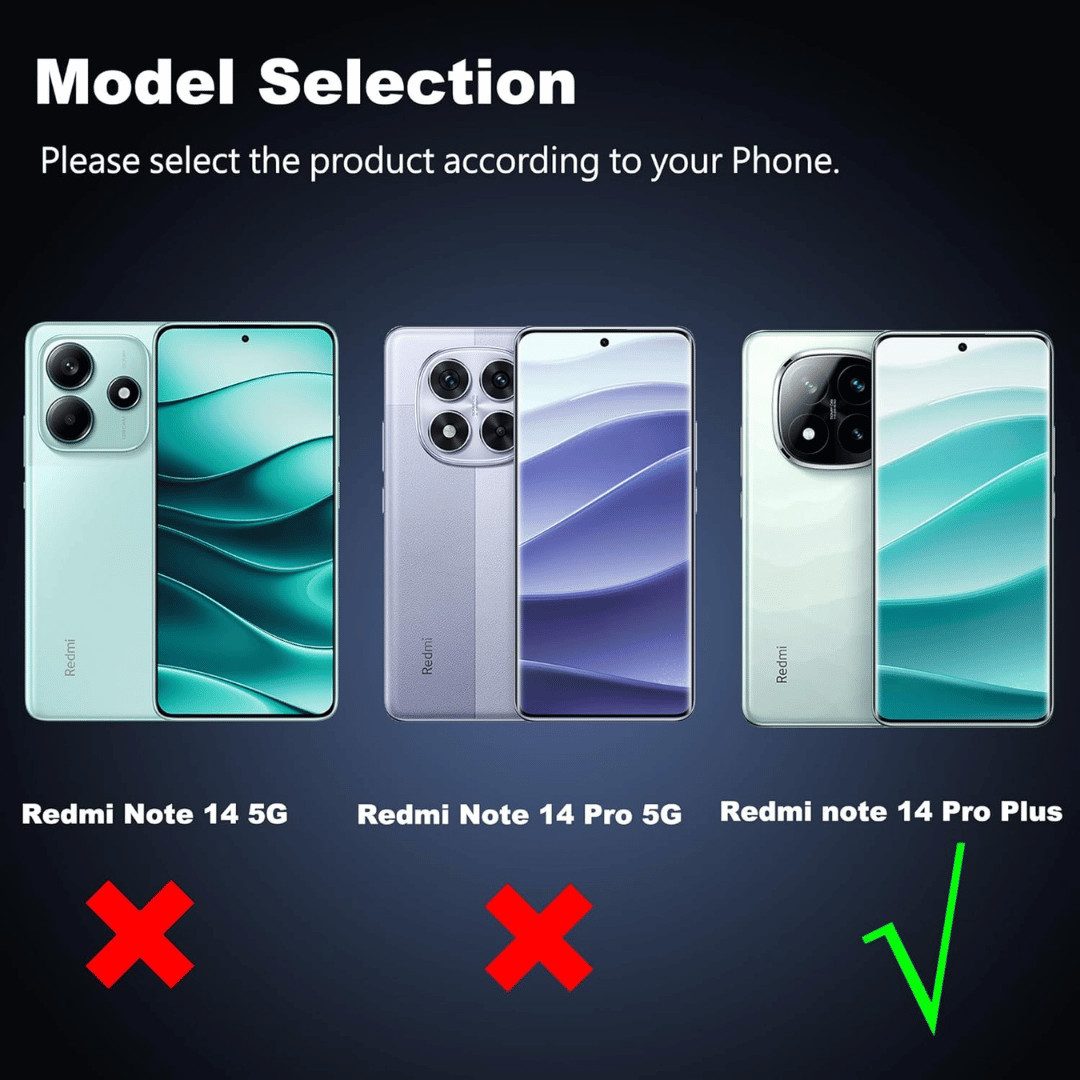 SmartUP Smartphone-Hülle für Xiaomi Redmi Note 14 Pro Plus 5G Schutz Slim Case Handy Tasche 6,67 Zoll – Bild 2 von 5