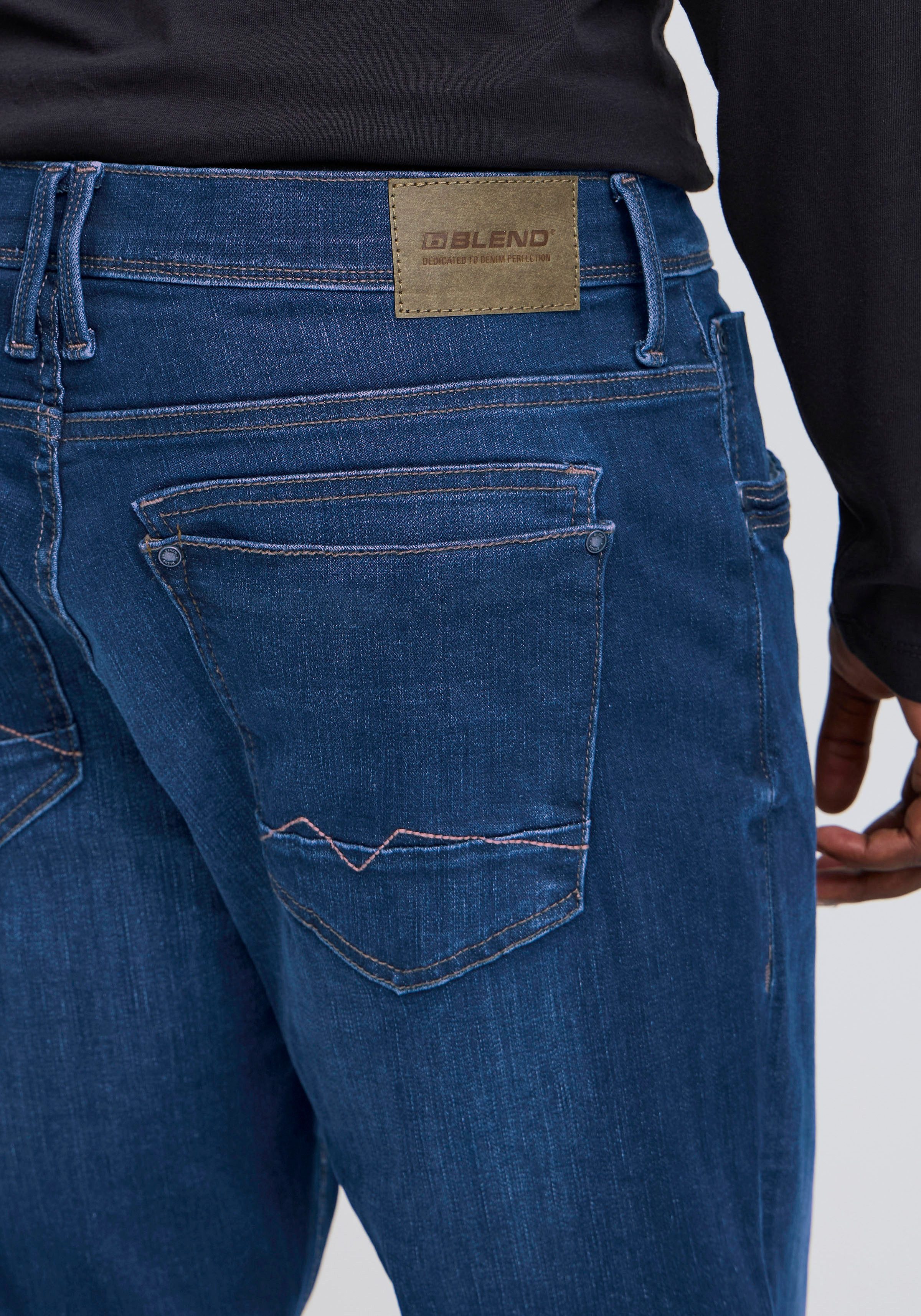 Blend Regular-fit-Jeans BHBLIZZARD-NOOS aus Baumwollmischung, mit Baumwolle und Elasthan, pflegeleicht – Bild 4 von 5