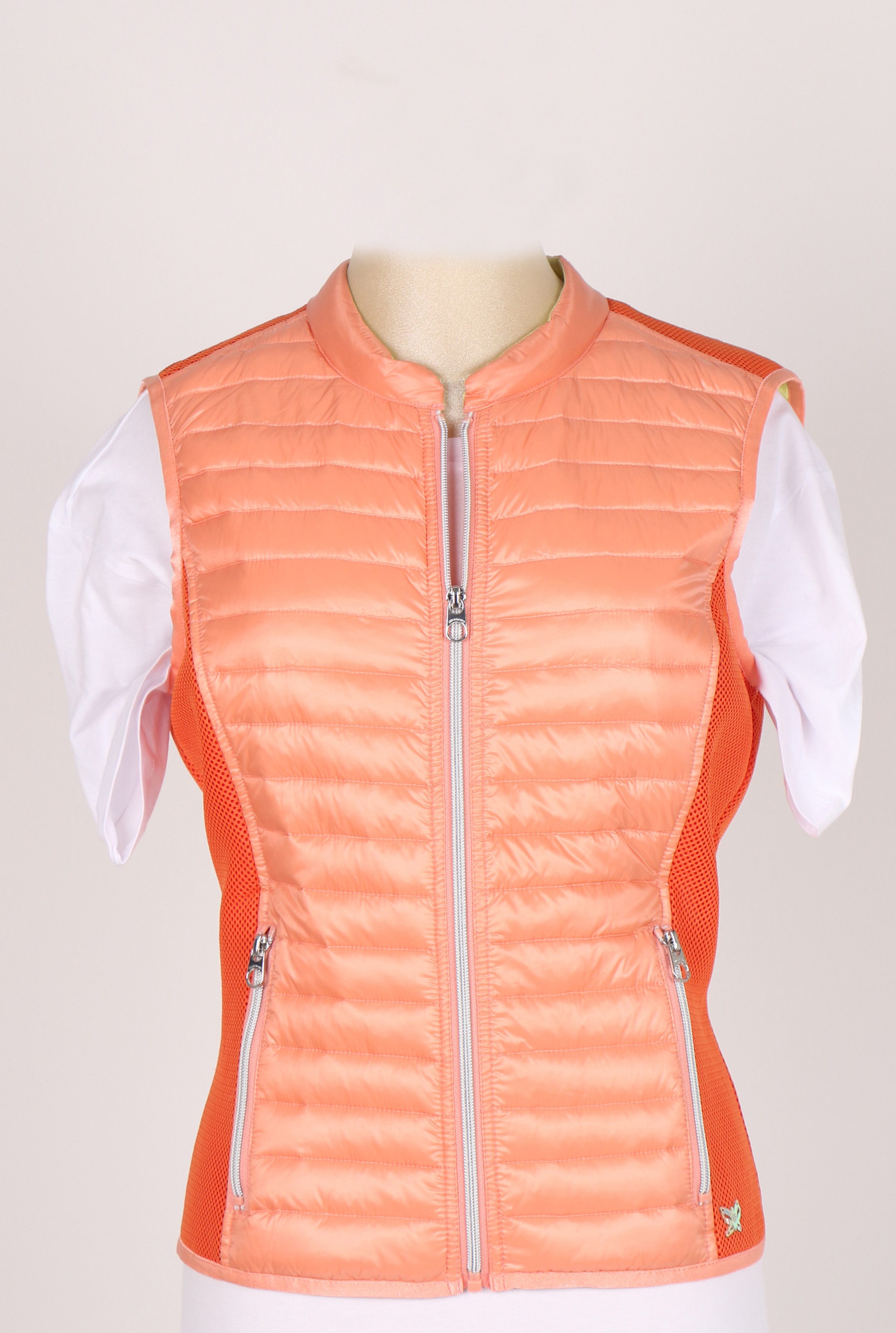 Milestone Steppweste Addison semitransparenten Perforierungen