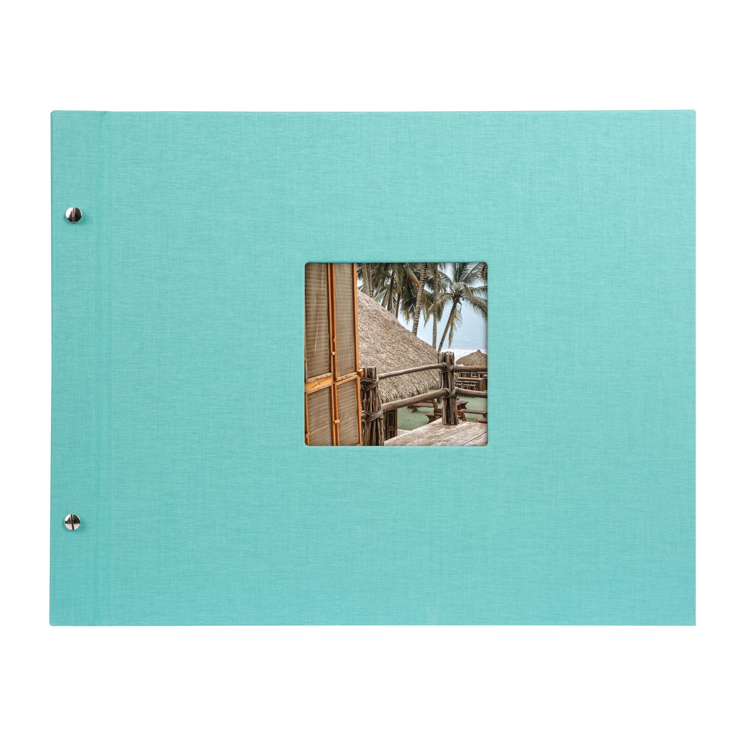Fotoalbum Schraubalbum 28807 Bella Vista 39x31cm aqua