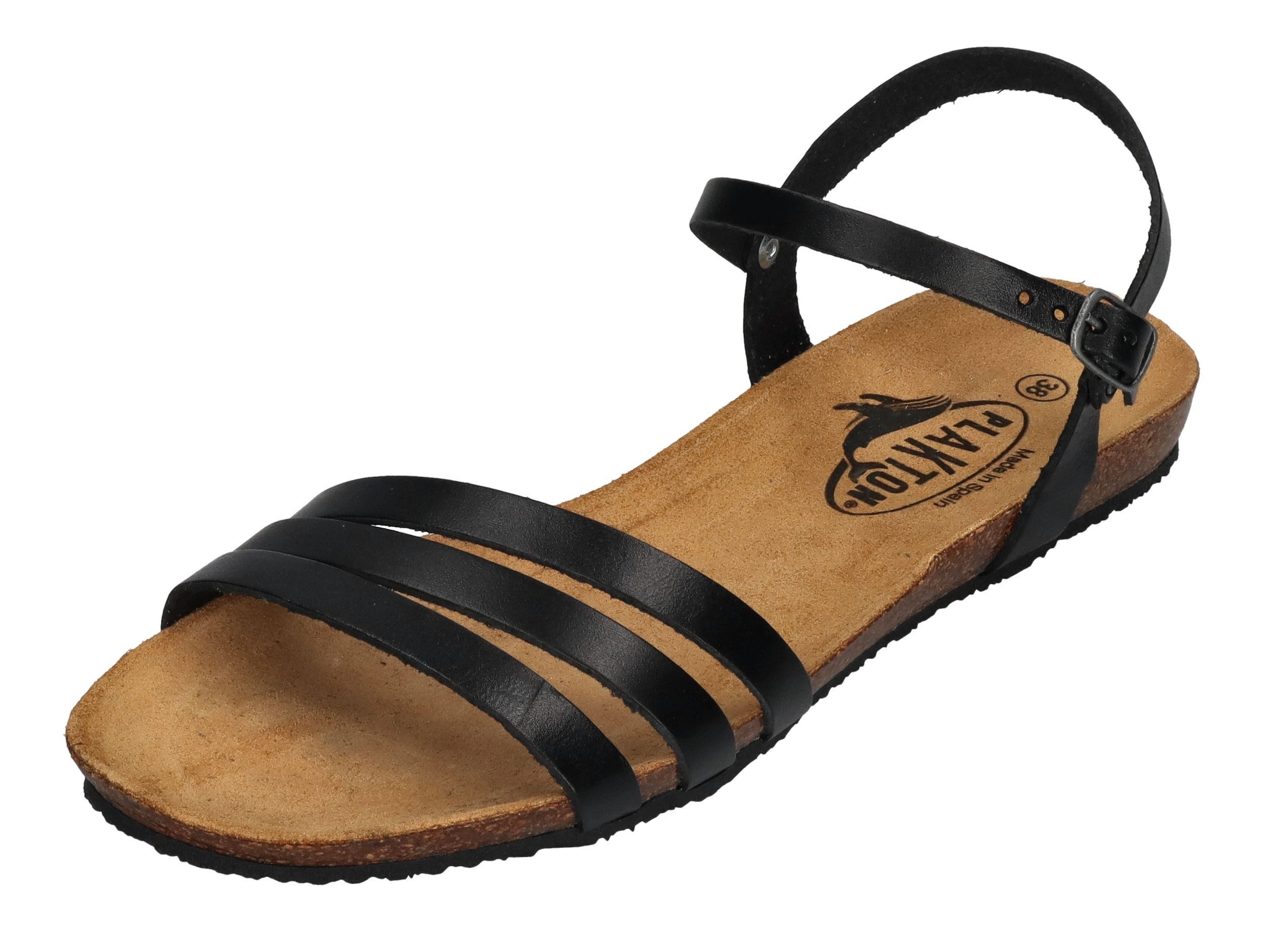 Plakton 575080 Riemchensandalette Negro