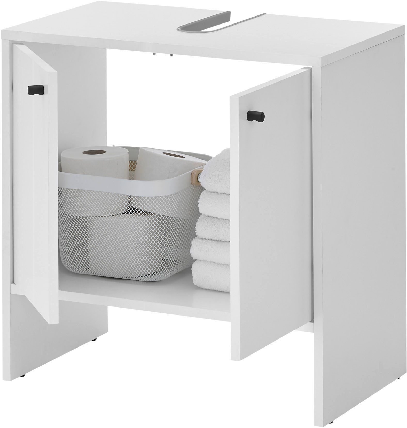 BASIC by Balculina Waschbeckenunterschrank Kairo (1-St) Moderne Farbauswahl – Bild 4 von 5