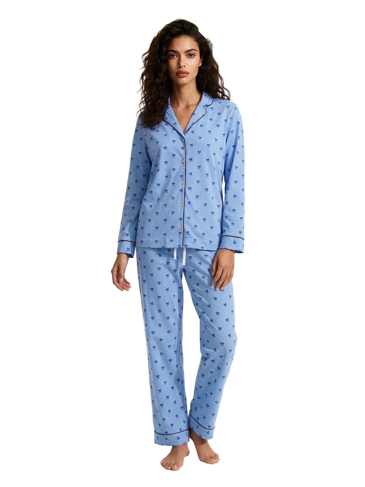 Banii Pyjama Pyjama Set Langarm - Ruby Schleife günstig online kaufen