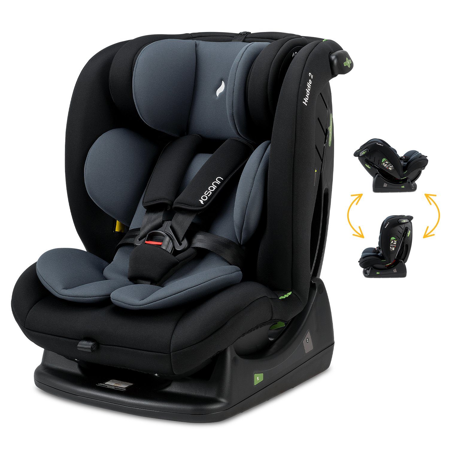 Osann Autokindersitz Huddle 2, Kindersitz ohne Isofix, ab: Geburt, bis: 12 Jahre, ab: 40 cm, bis: 150 cm, Reboarder Kindersitz ohne Isofix, …