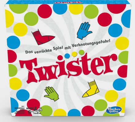 Spiel, »Twister«, das verrückte Spiel; Made in Europe
