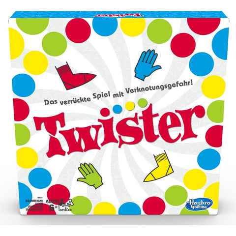 Hasbro Spiel, Twister, das verrückte Spiel; Made in Europe