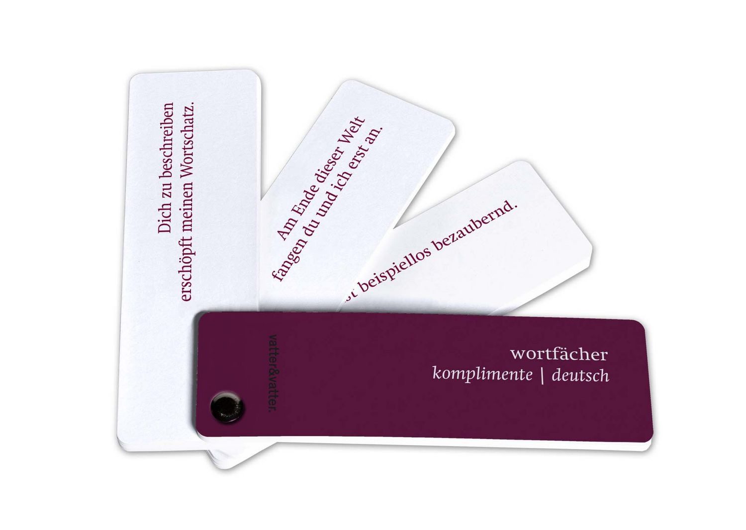 wortfächer komplimente deutsch / Anja Vatter