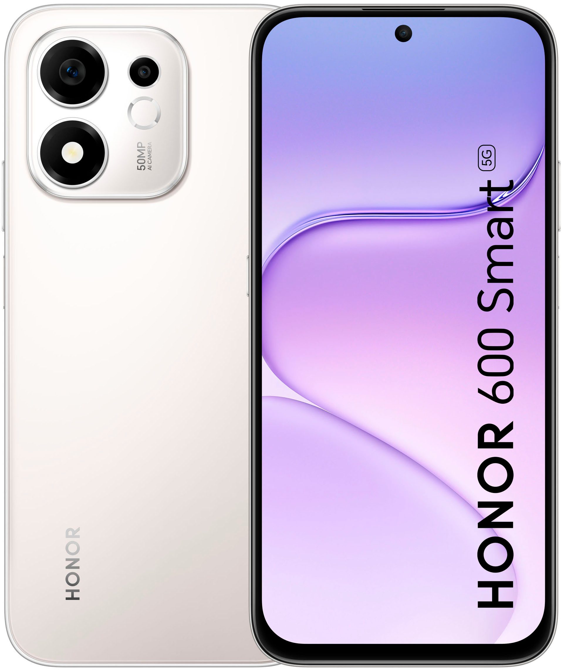 Honor 600 Smart 5G Smartphone (17,45 cm/6,87 Zoll, 128 GB Speicherplatz, 50 MP Kamera)