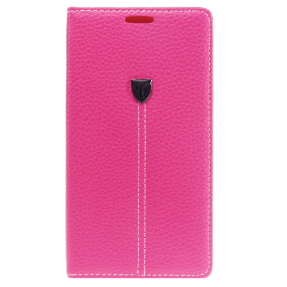 Handytasche Book Case Handyhülle für Samsung Galaxy A3 Pink Schutz Cover (Book Cover)