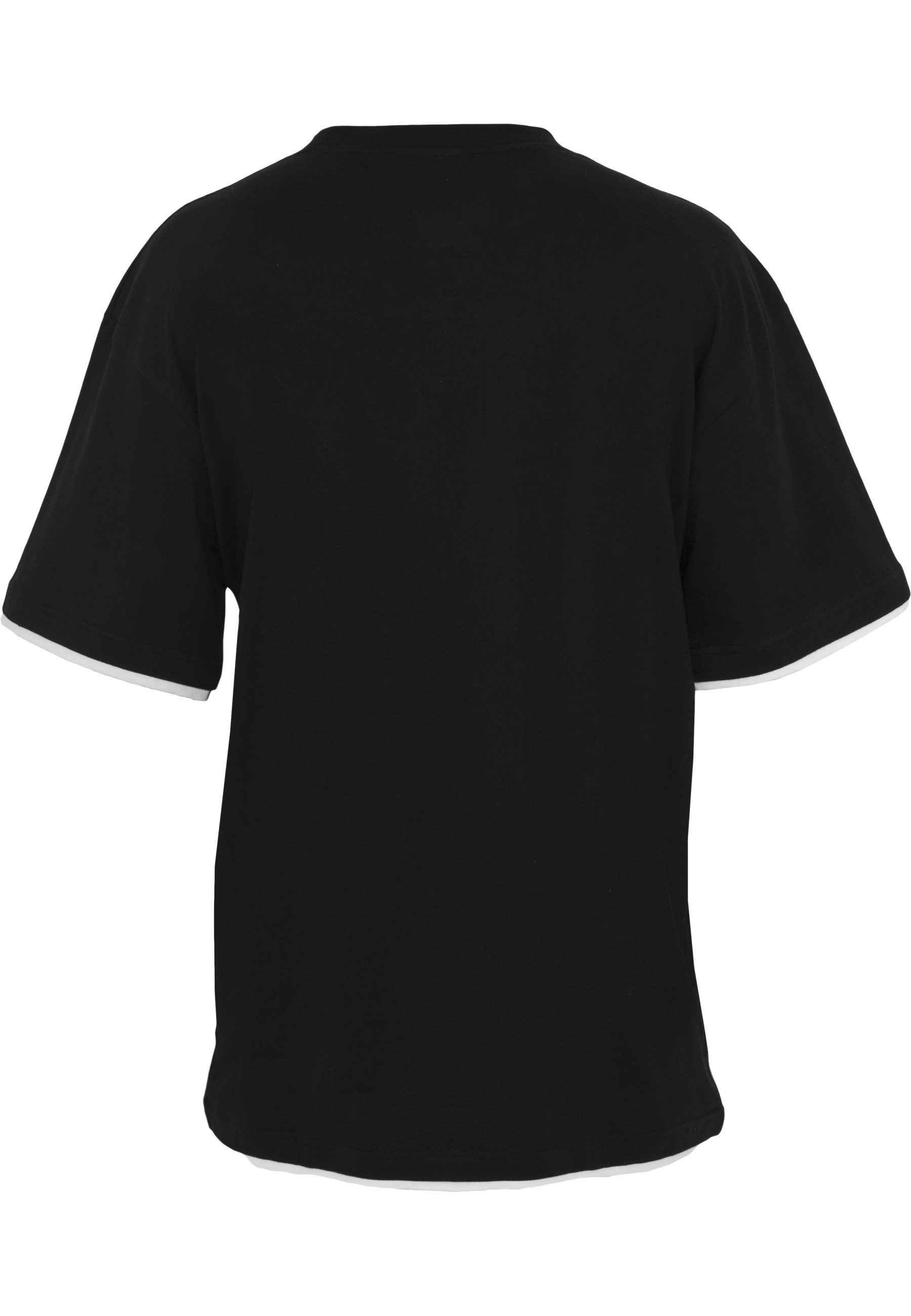 URBAN CLASSICS Kurzarmshirt Urban Classics Herren Contrast Tall Tee (1-tlg)