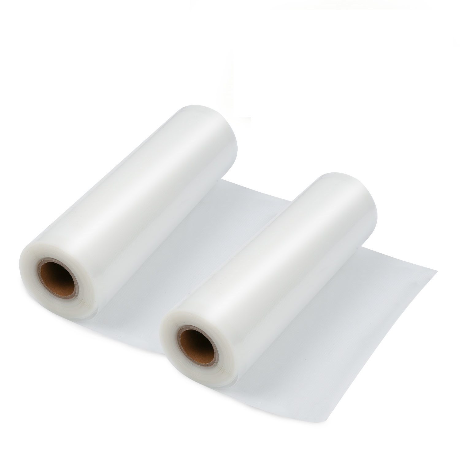 Clanmacy Vakuumbehälter 2x Vakuumrollen 20 x 600 cm Vakuumbeutel Vakuumfolie Vakuumierbeutel
