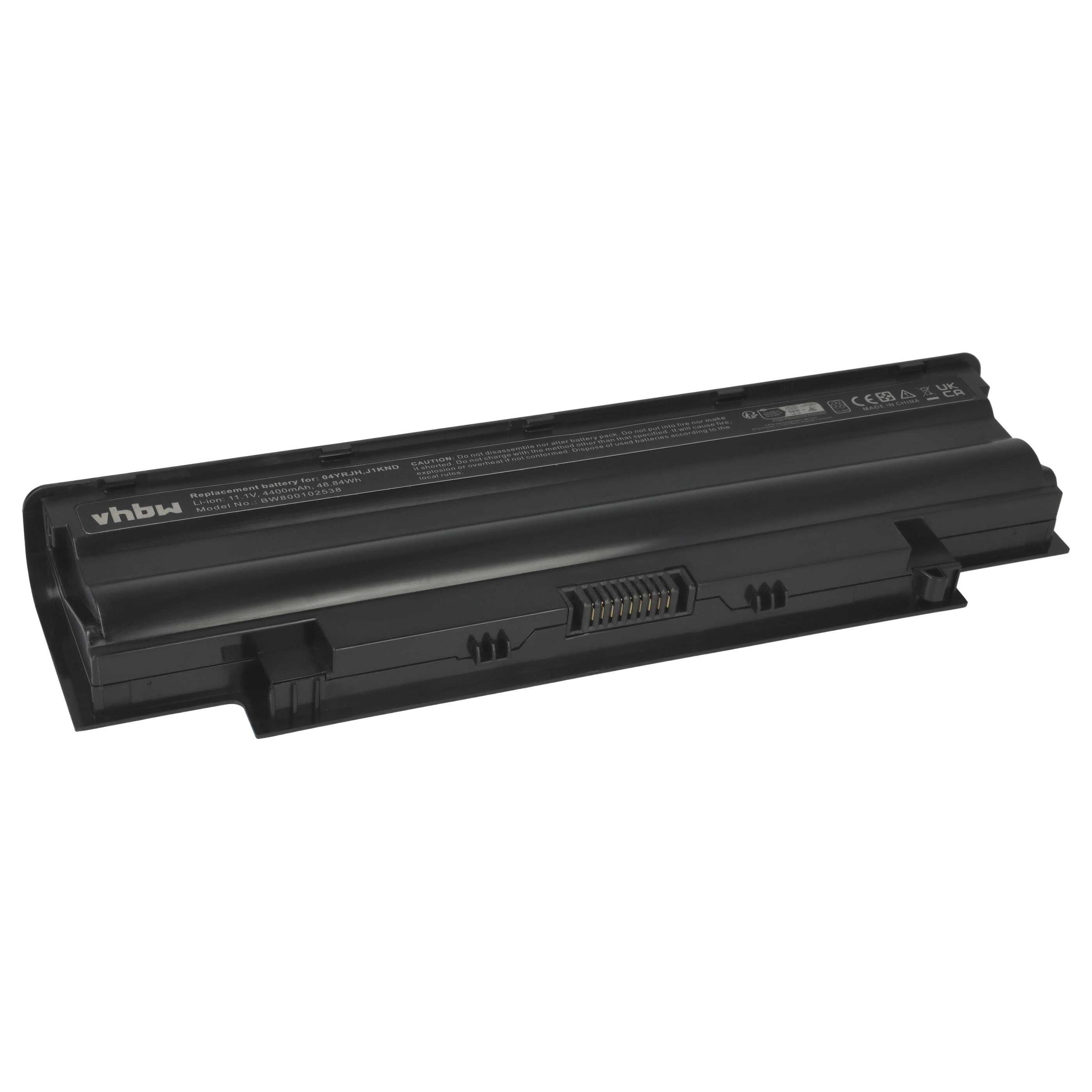 vhbw Akku passend für Dell Vostro 3750, 3450, 3550, 1450, 3555, 1540, 1440, Laptop-Akku Akku Li-Ion 4400 mAh (11,1 V, 1 St), Leistungsfähiger Austausch-Akku für Notebook, Wiederaufladbar, Jede